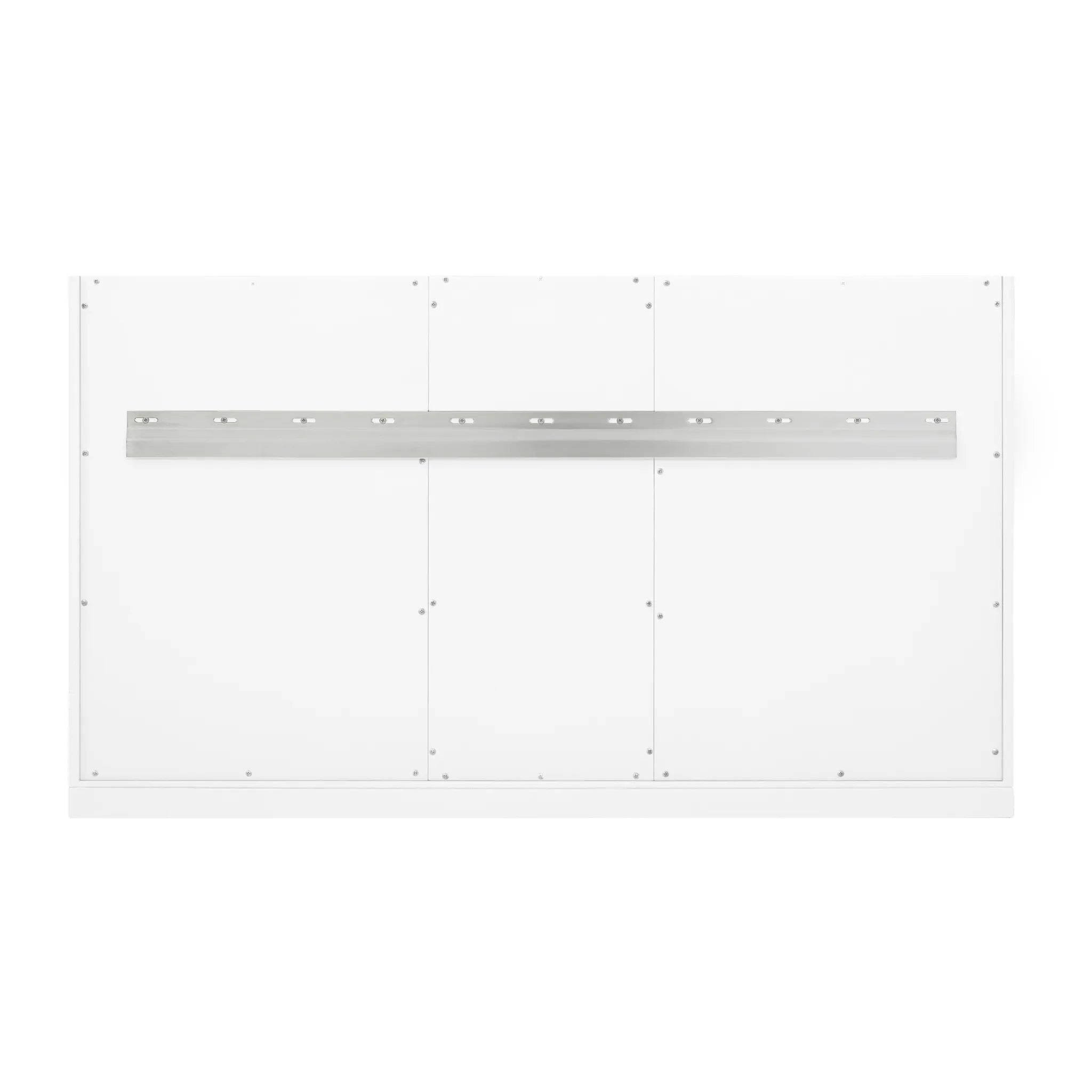 48" Chicago Single Vanity in Glossy White Wireless Charger-Eternal Jasmine Pearl Silestone-8" Widespread image 15