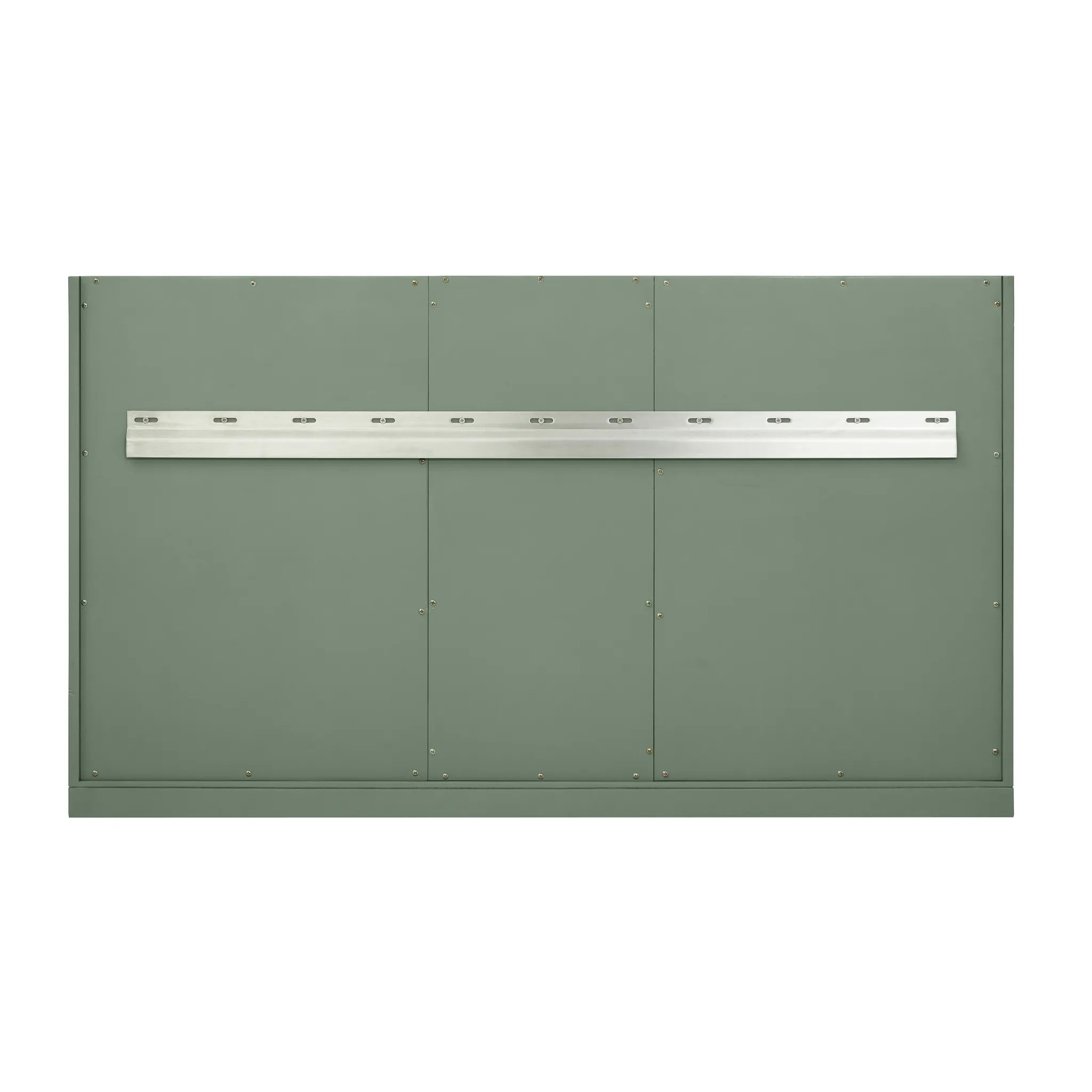 48" Chicago Single Vanity in Smokey Celadon w/FreePower Wireless Charger-Ethereal Noctis Silestone-8" Widespread image 12