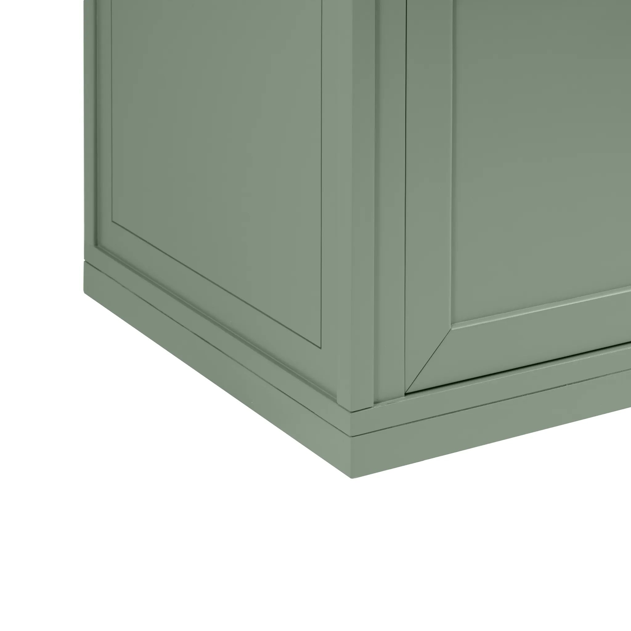 48" Chicago Single Vanity in Smokey Celadon Wireless Charger-Eternal Jasmine Pearl Silestone-8" Widespread image 14