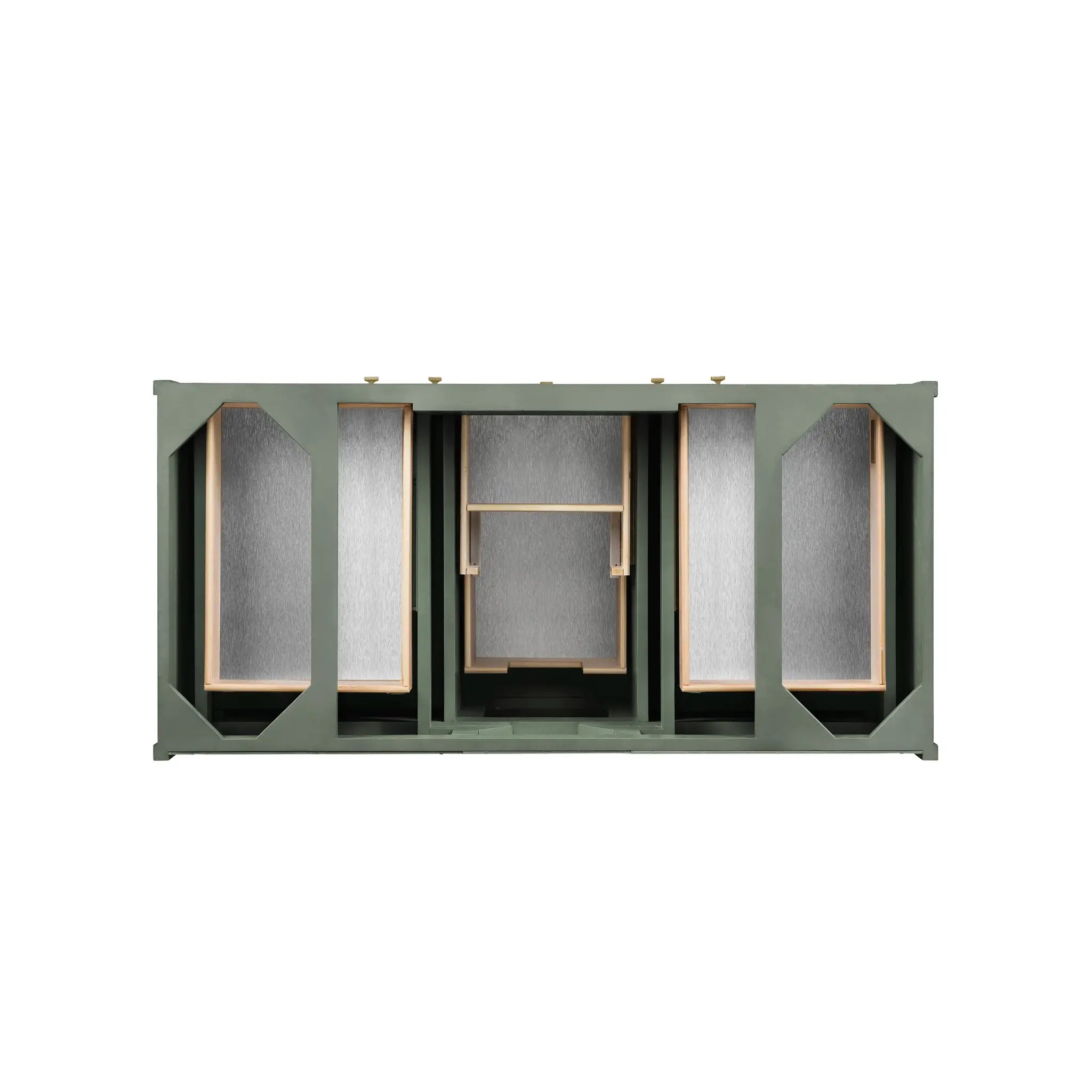 48" Chicago Single Vanity in Smokey Celadon Wireless Charger-Eternal Jasmine Pearl Silestone-8" Widespread image 8