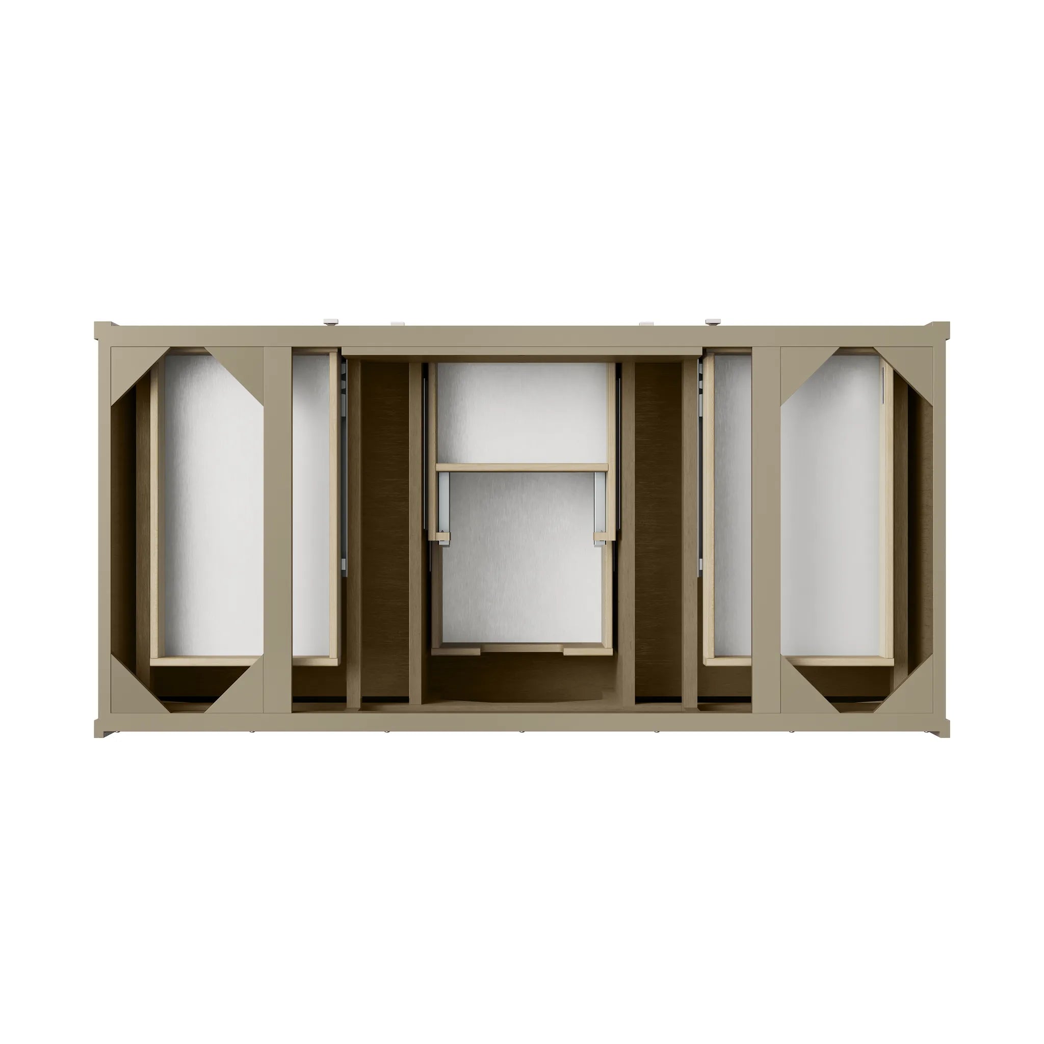 48" Chicago Single Vanity in Walnut Whisper-Cabinet Only-Not Available image 3