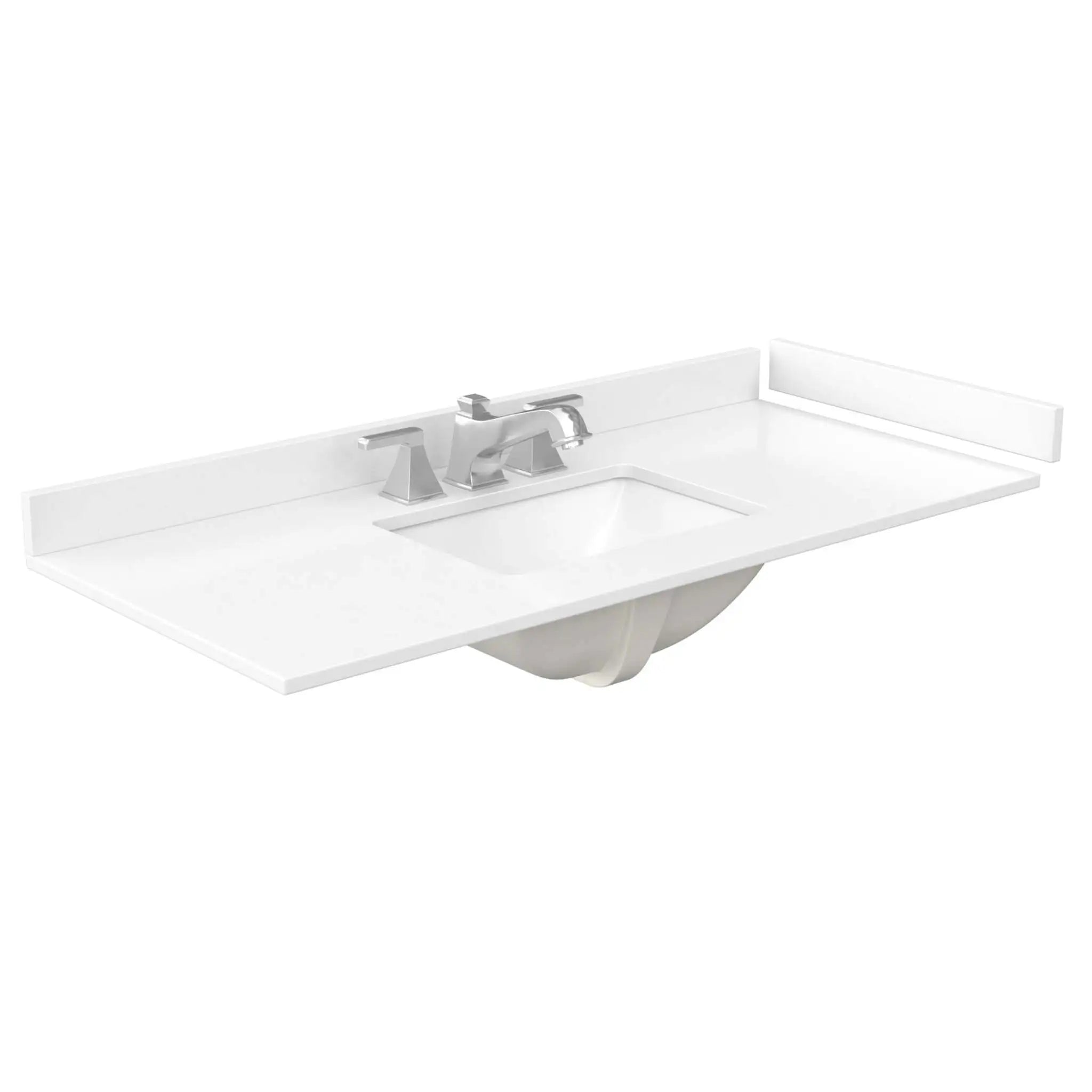 48" Daria Single Bathroom Vanity in Dark Blue with Brushed Gold Trim by Wyndham