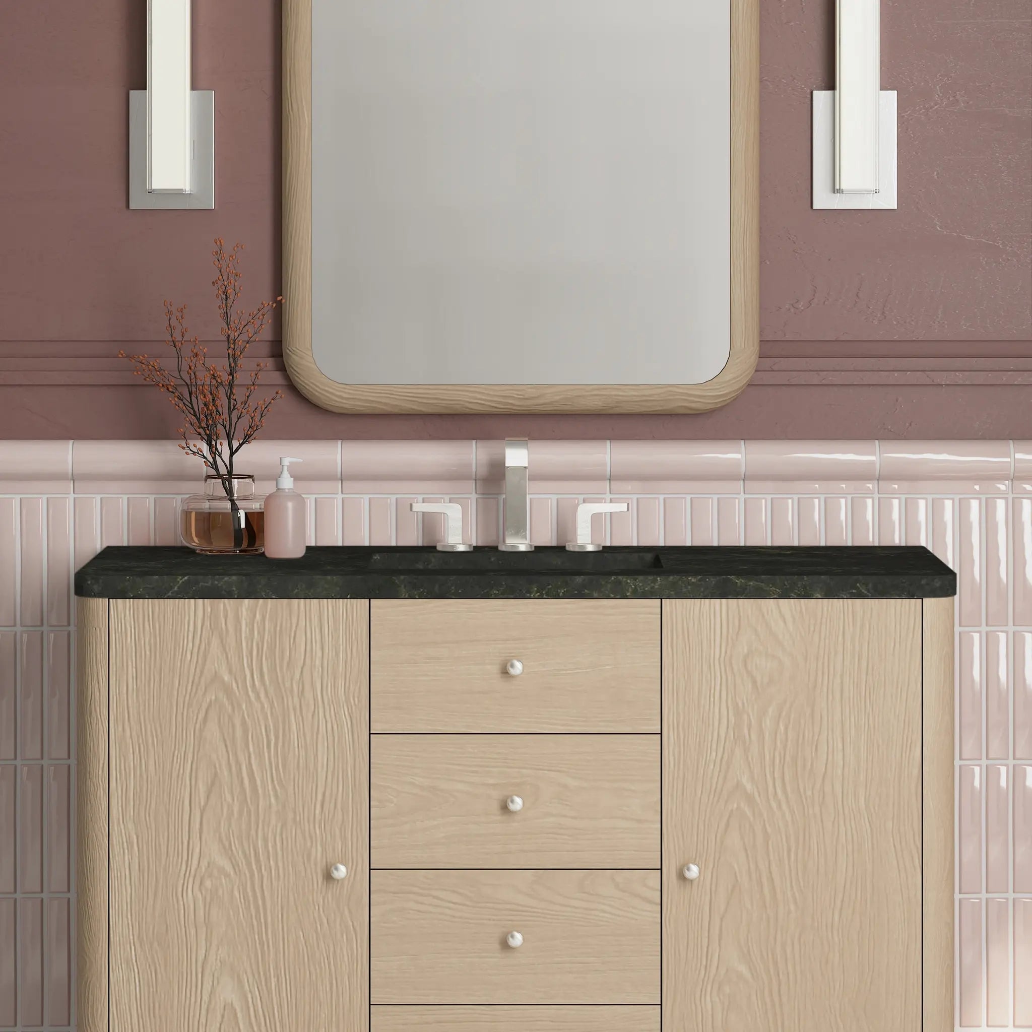 48 Gracyn Single Vanity In Coastal Driftwood Standard Phantome Eclos 8 Widespread 2