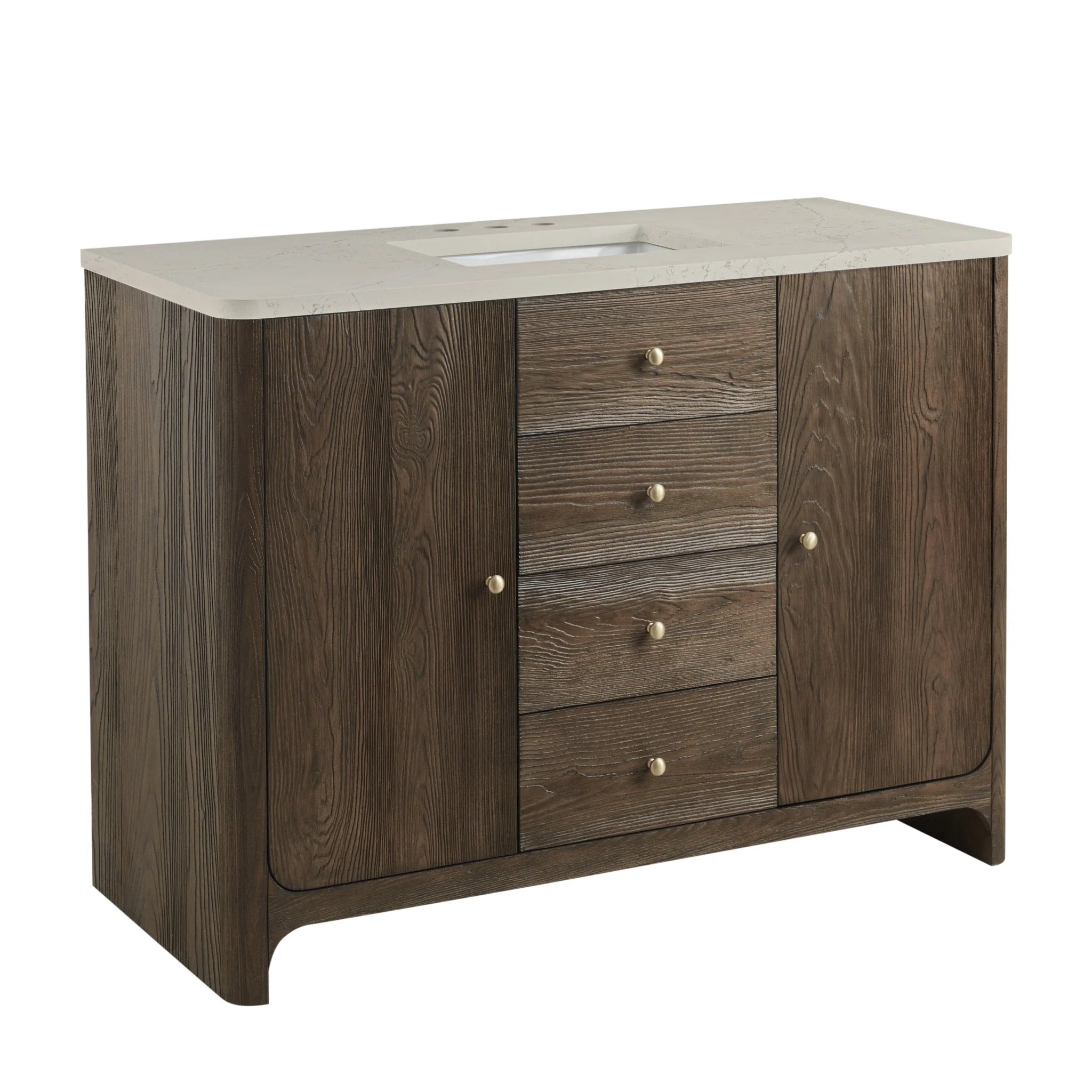 48-gracyn-single-vanity-in-sable-by-james-martin-vanities-siberian-silestone image 1