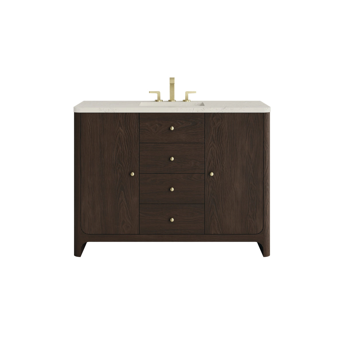 48" Single Sink Bathroom Vanity with Top & Wireless Charger in Sable - James Martin Gracyn