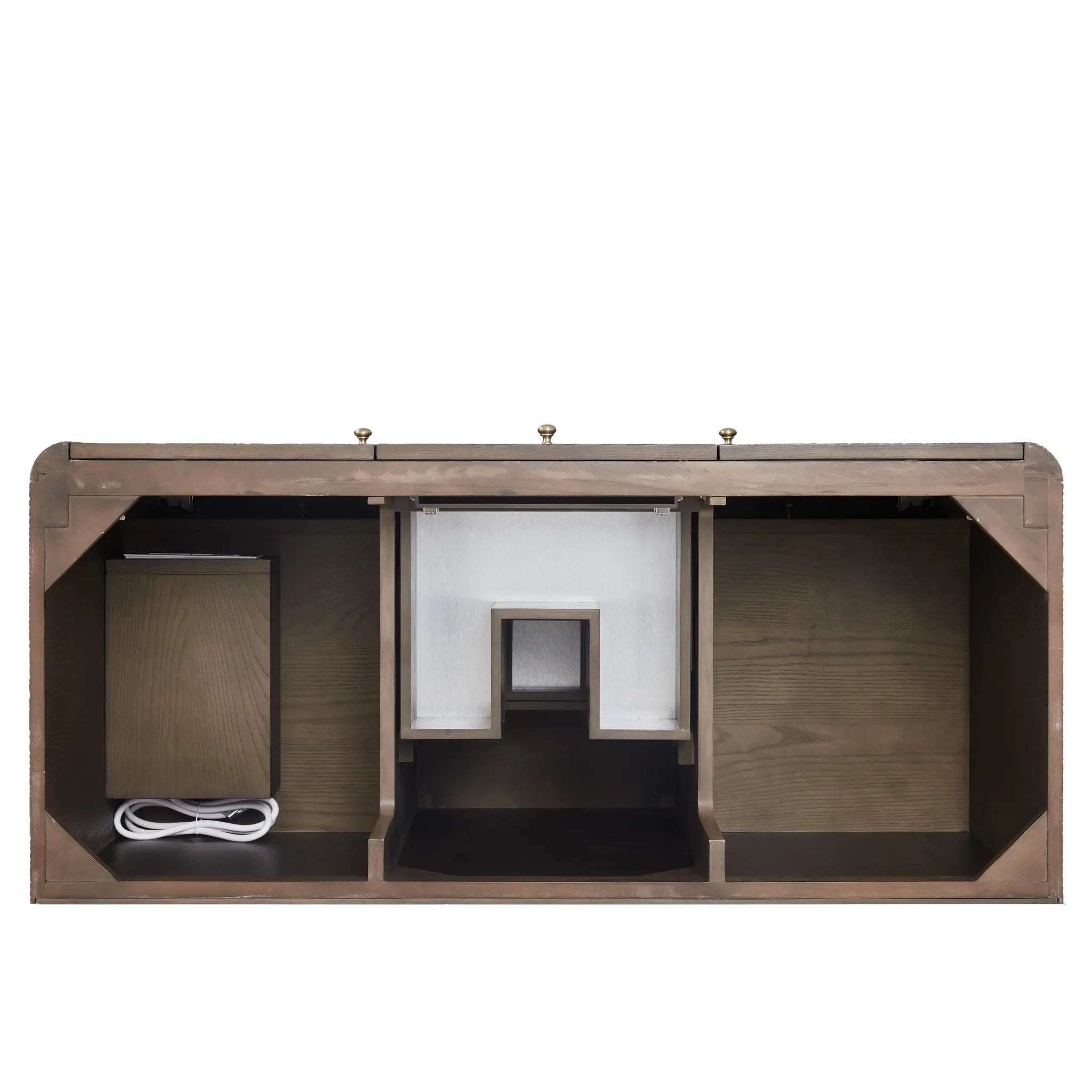 48" Gracyn Single Vanity in Sable-White Zeus Silestone-Single Hole image 5