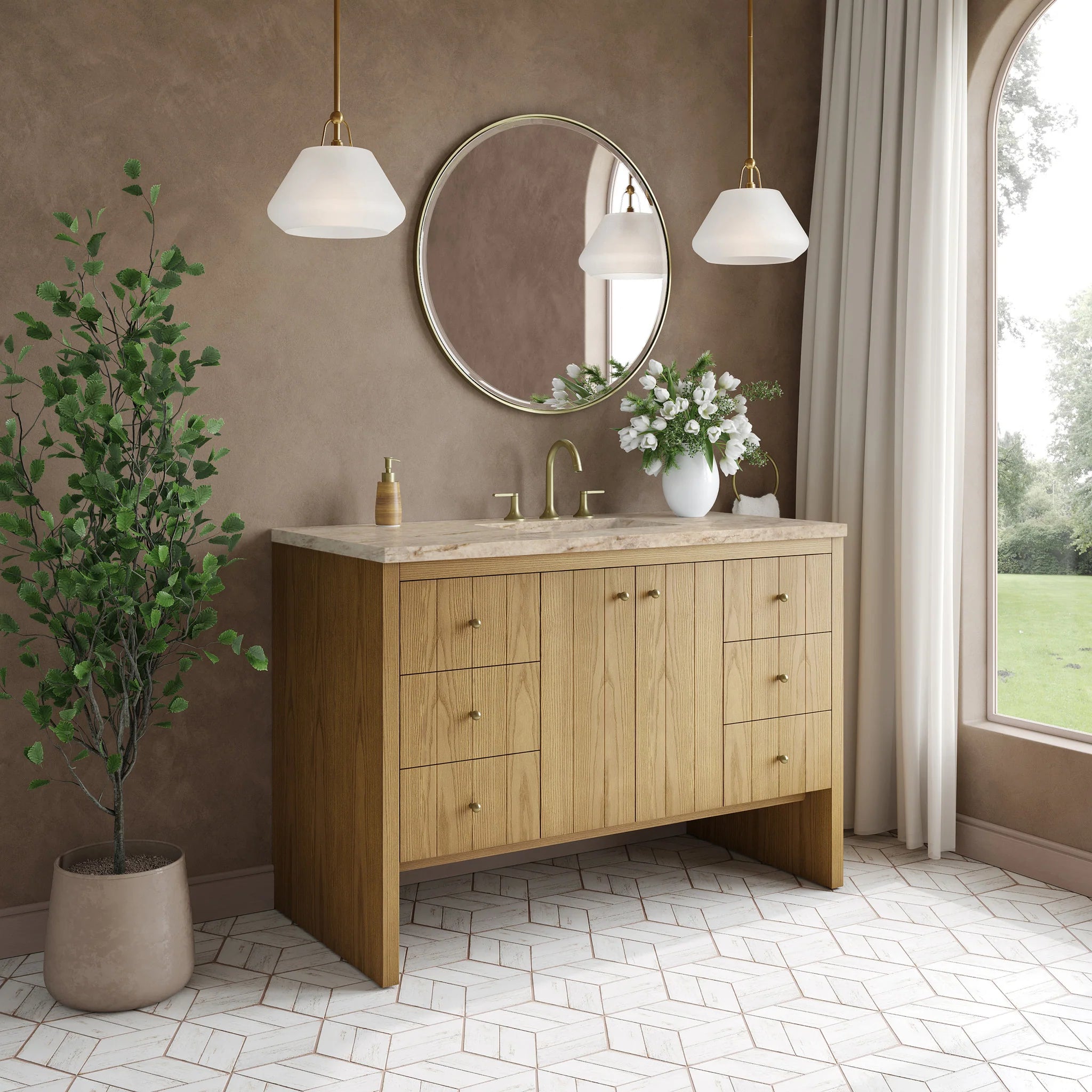 48-hudson-single-vanity-cabinet-in-light-natural-oak-w-freepower-wireless-charger-by-james-martin-vanities-435-v48-m-lno-tajnar-eclos-zero-silica image 13
