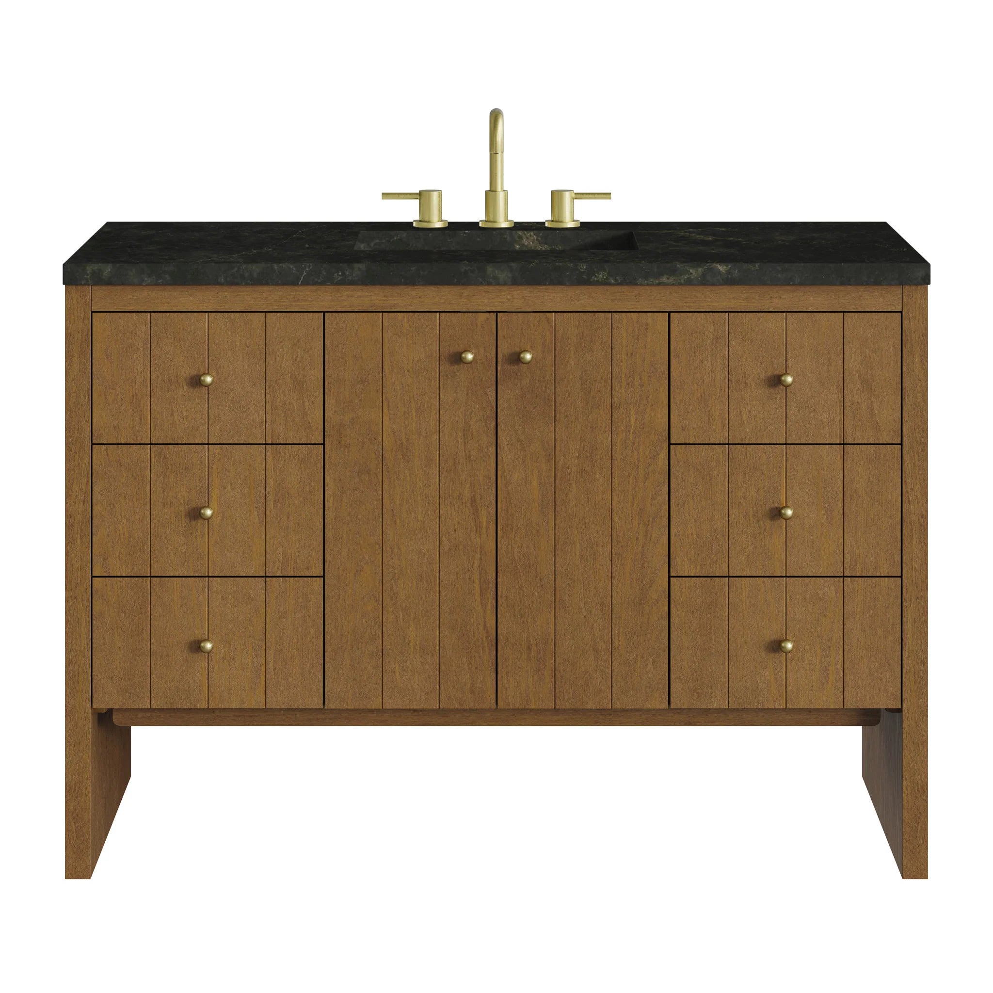 48" Hudson Single Vanity in Honey Oak by James Martin Vanities-Phantome Eclos 