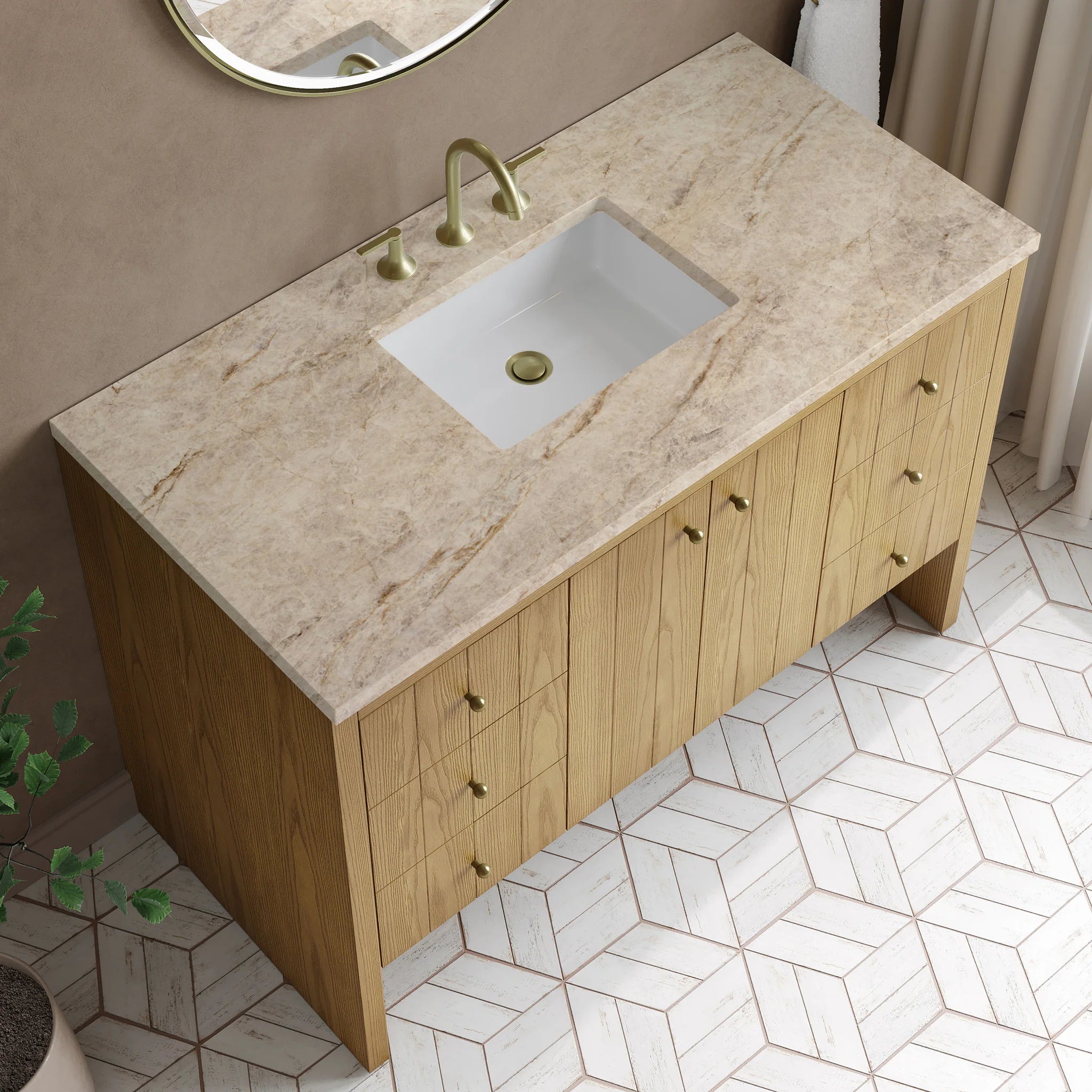 48-hudson-single-vanity-in-light-natural-oak-by-james-martin-vanities-tajnar-eclos-zero-silica image 15