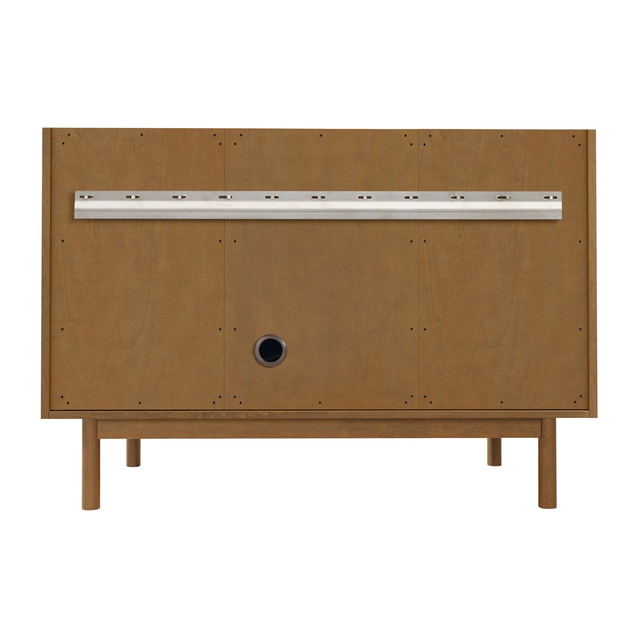 48" Laurent Single Vanity in Honey Oak w/FreePower Wireless Charger by James Martin Vanities-Victorian Silver Silestone 15
