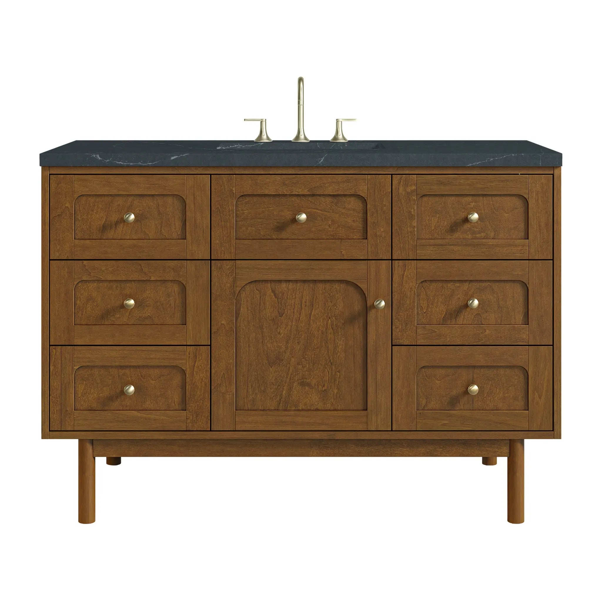48" Laurent Single Vanity in Honey Oak by James Martin Vanities