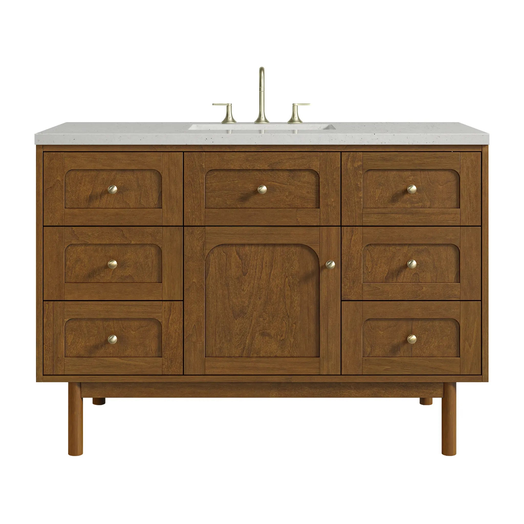 48" Laurent Single Vanity in Honey Oak by James Martin Vanities