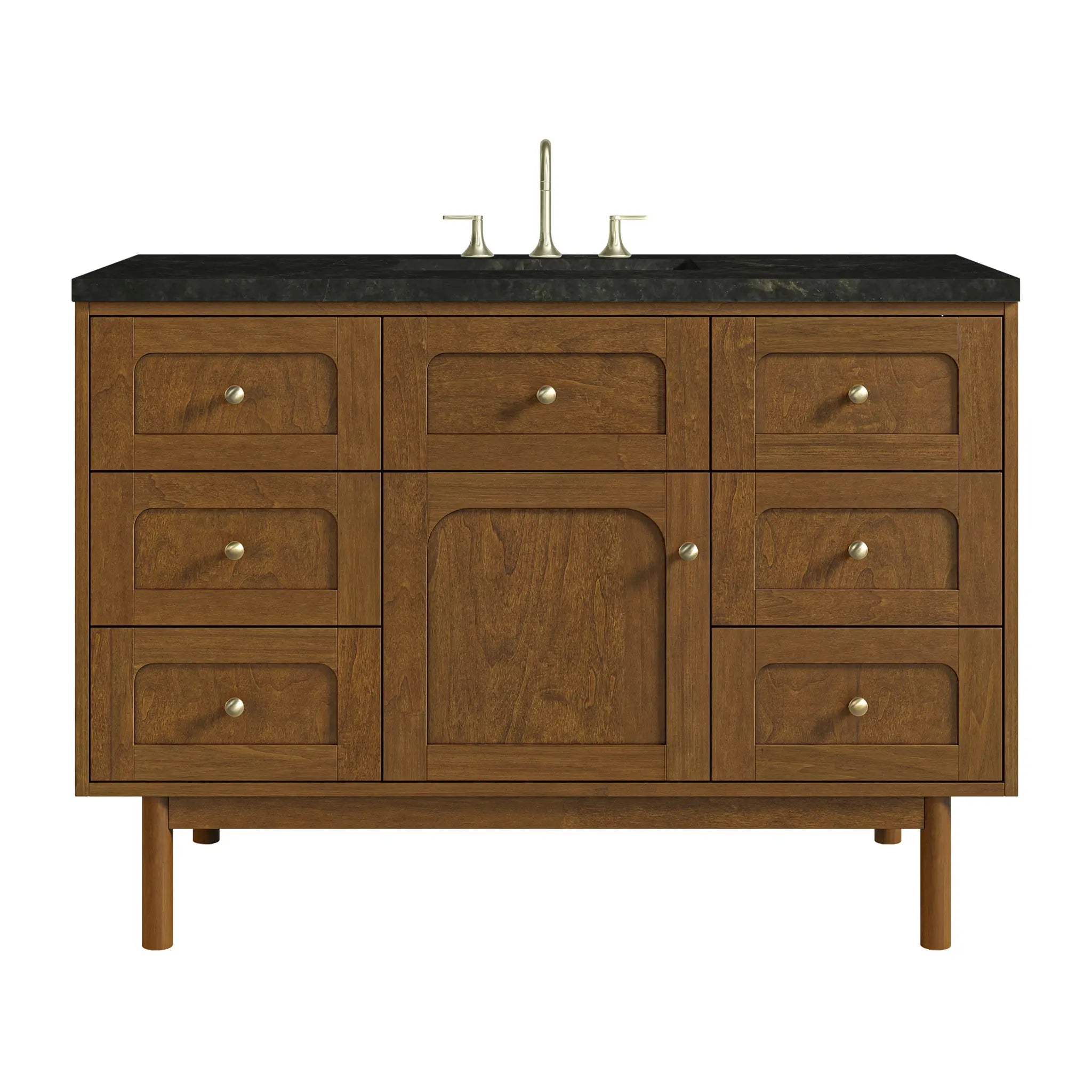 48" Laurent Single Vanity in Honey Oak by James Martin Vanities
