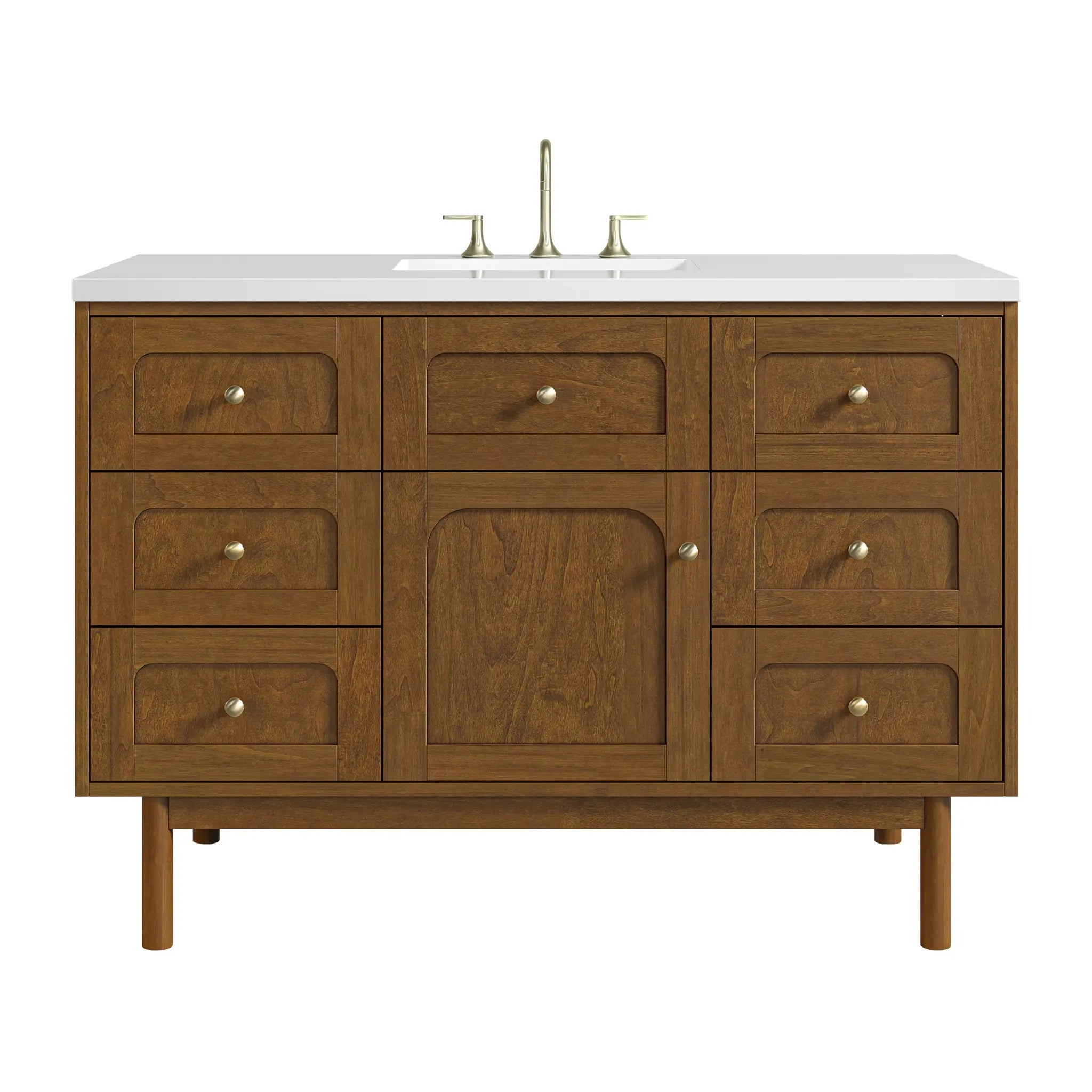 48" Laurent Single Vanity in Honey Oak by James Martin Vanities