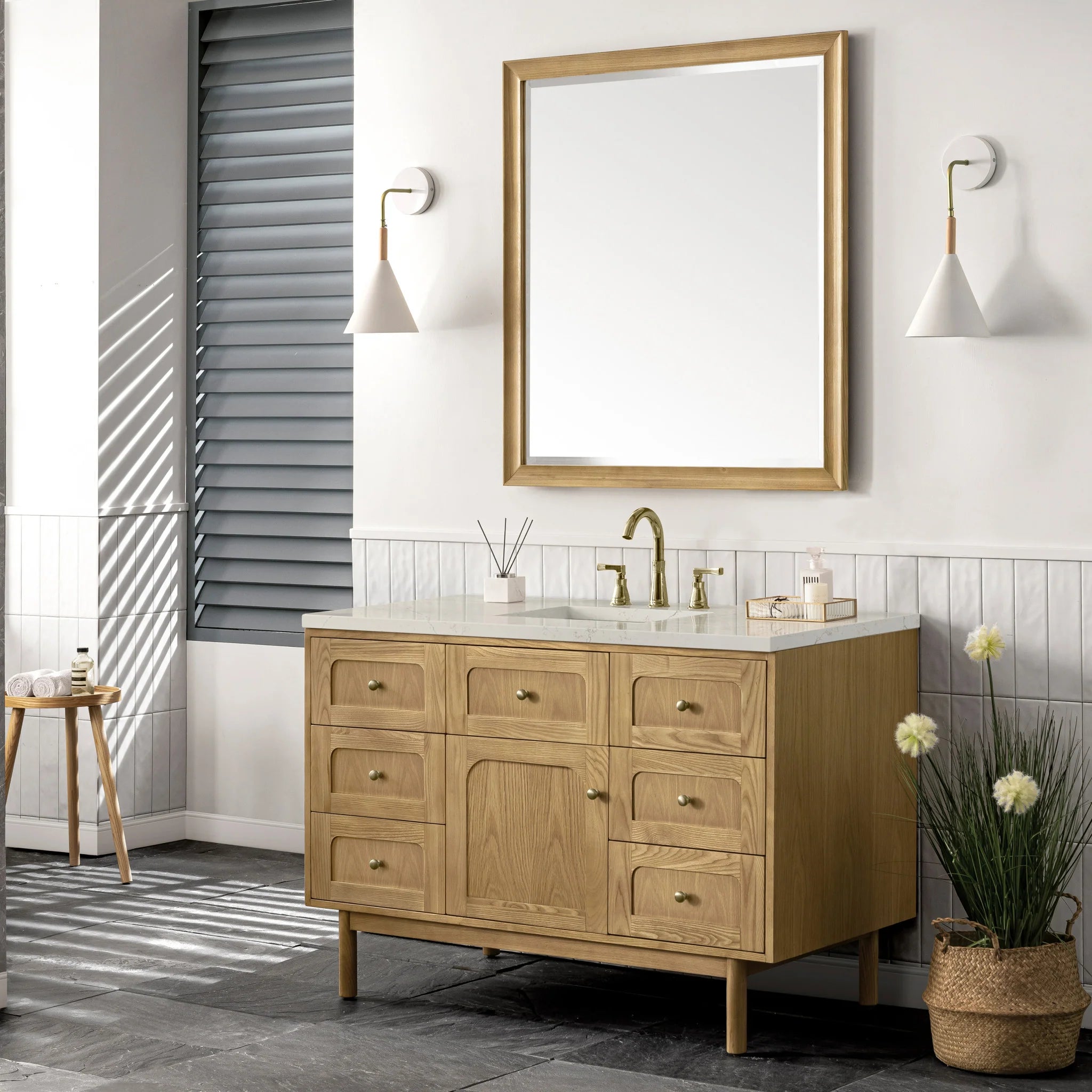 48-laurent-single-vanity-in-light-natural-oak-by-james-martin-vanities-siberian-silestone image 18