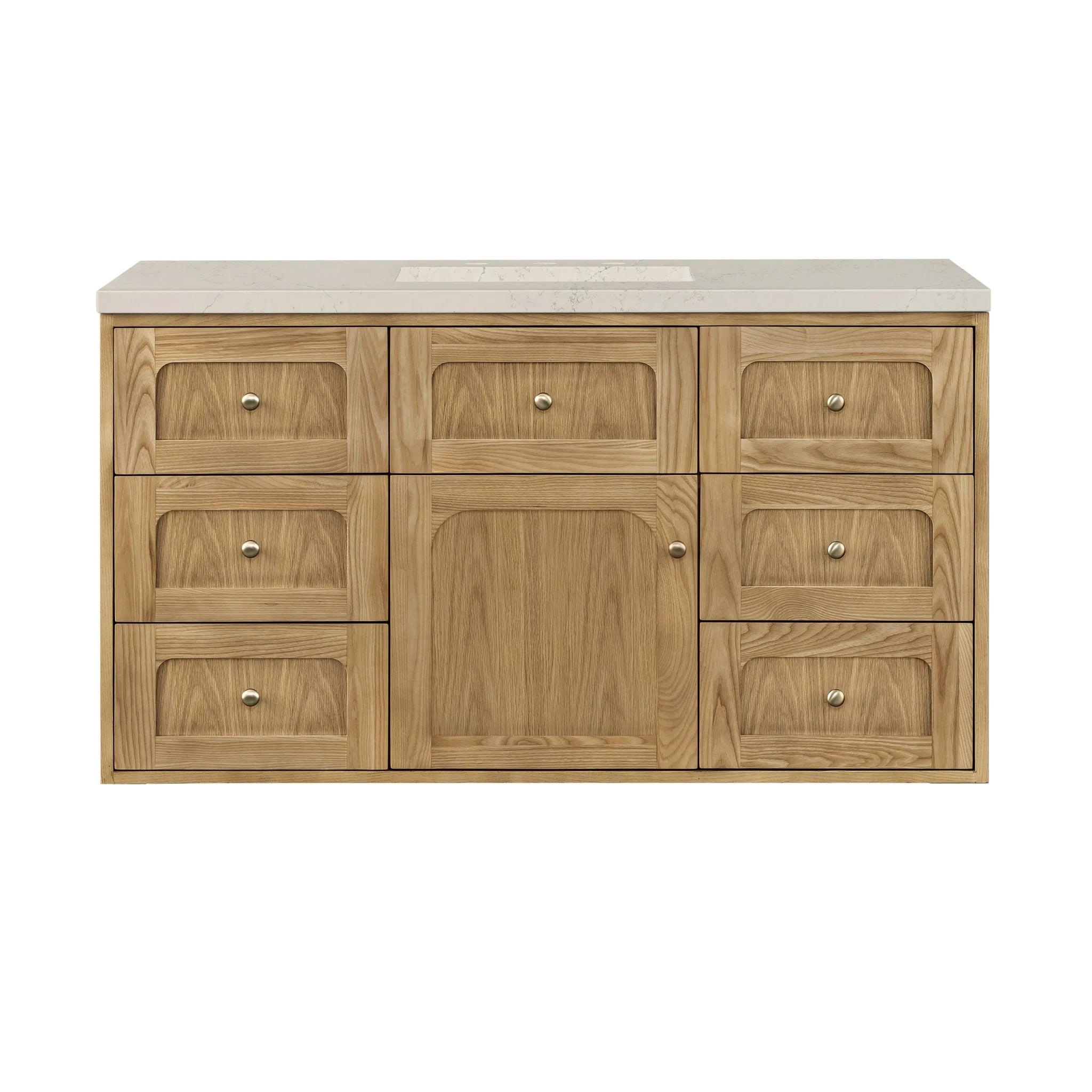 48-laurent-single-vanity-in-light-natural-oak-by-james-martin-vanities-siberian-silestone image 2