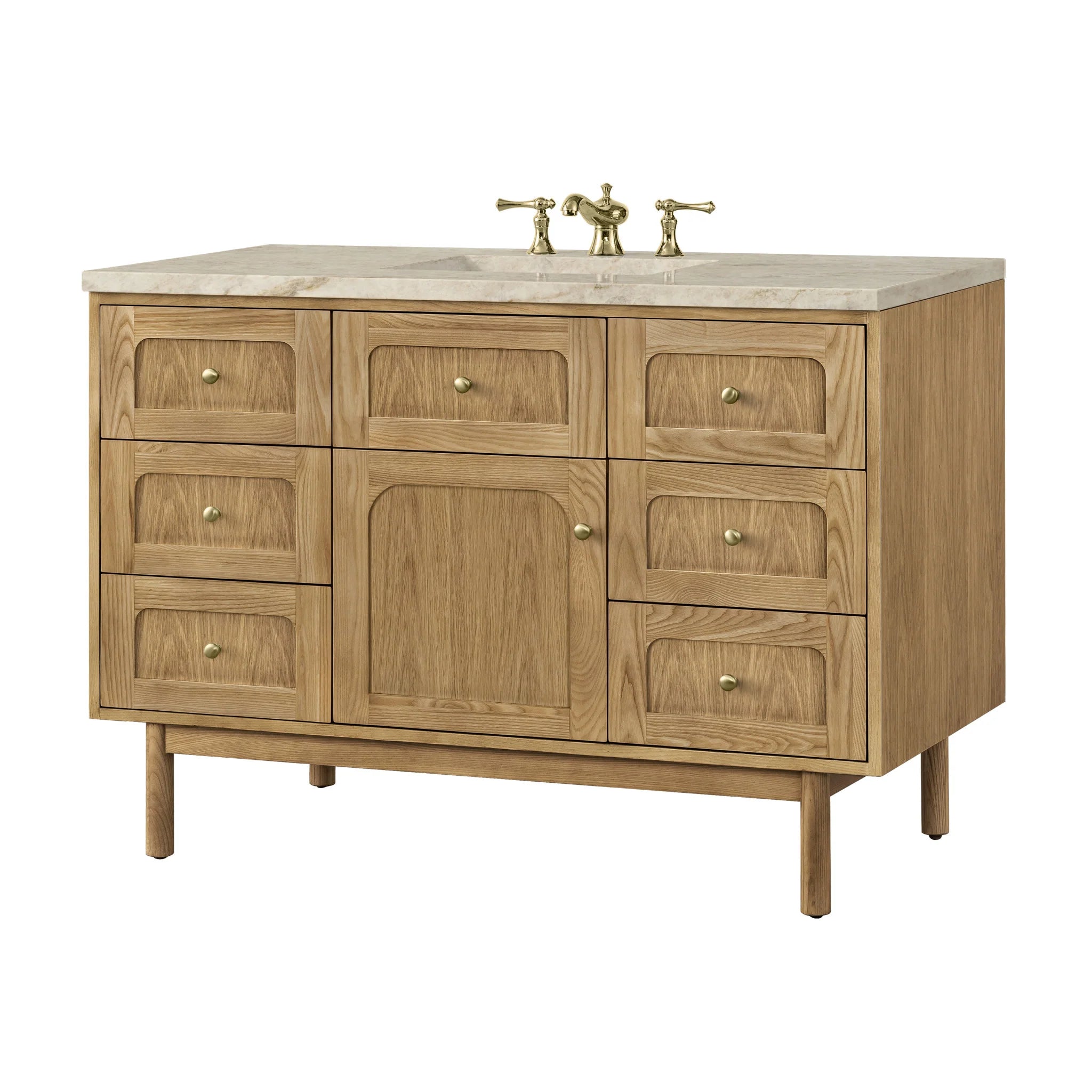 48-laurent-single-vanity-in-light-natural-oak-by-james-martin-vanities-tajnar-eclos-zero-silica image 11