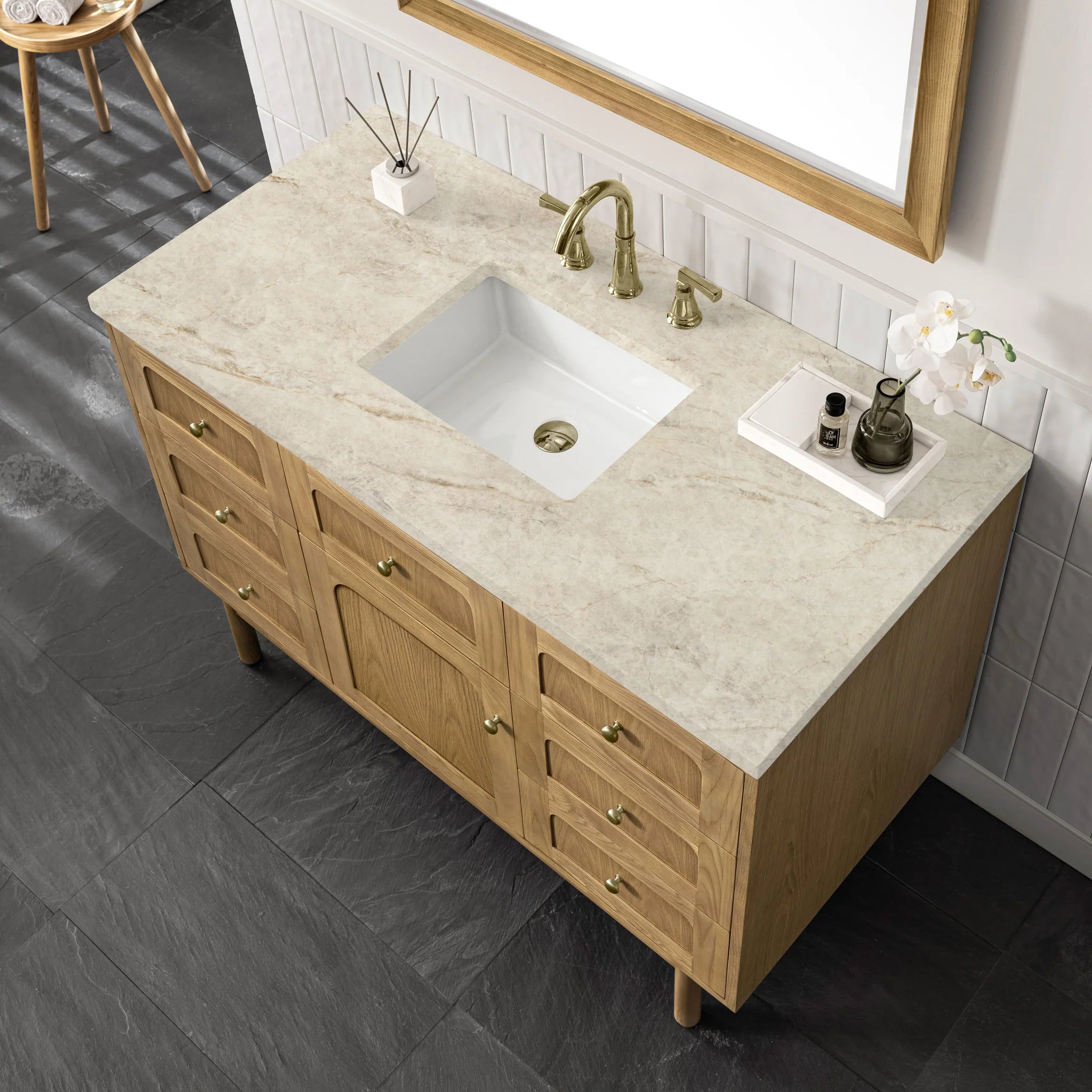 48-laurent-single-vanity-in-light-natural-oak-by-james-martin-vanities-tajnar-eclos-zero-silica image 23