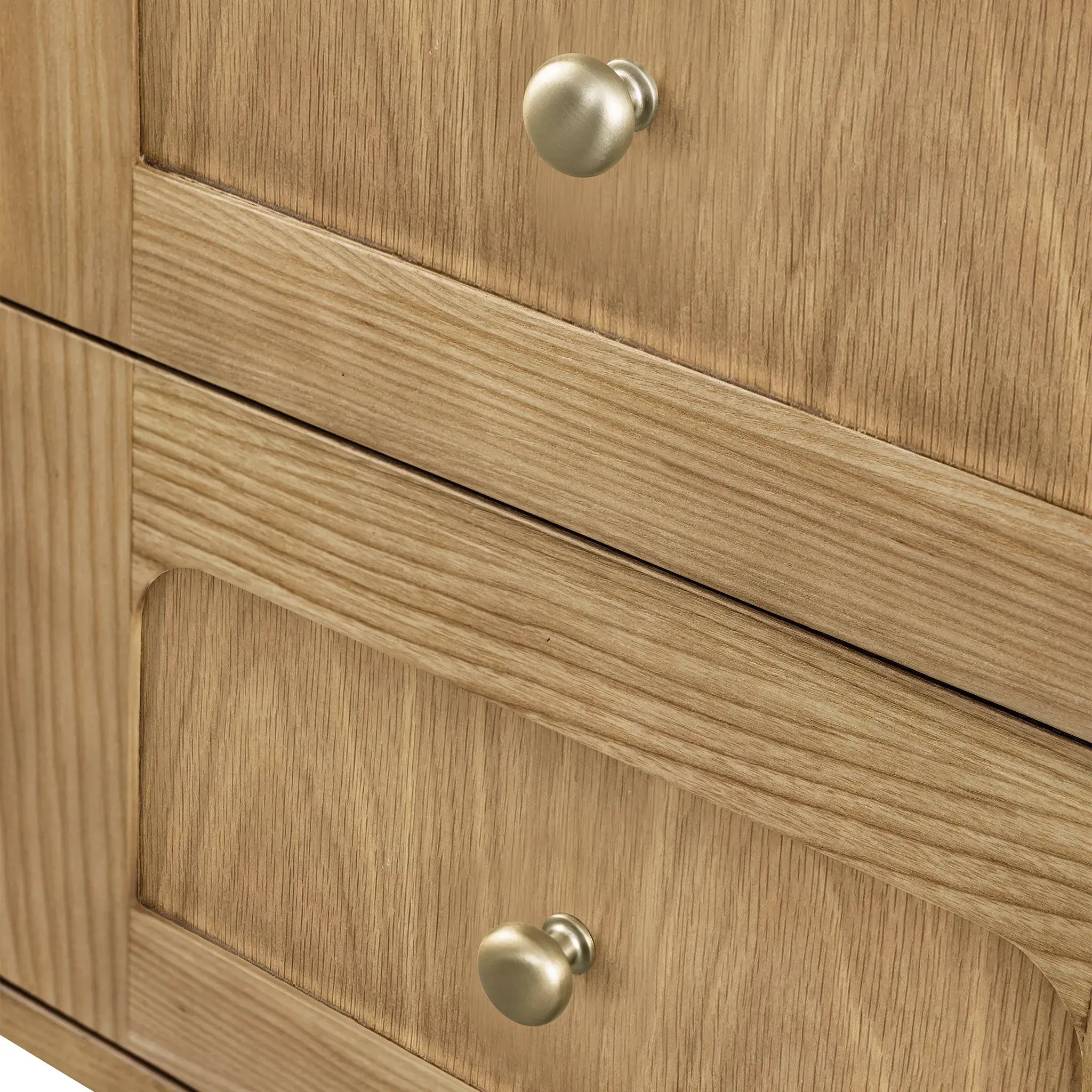 48" Laurent Single Vanity in Light Natural Oak-White Zeus Silestone-8" Widespread image 19