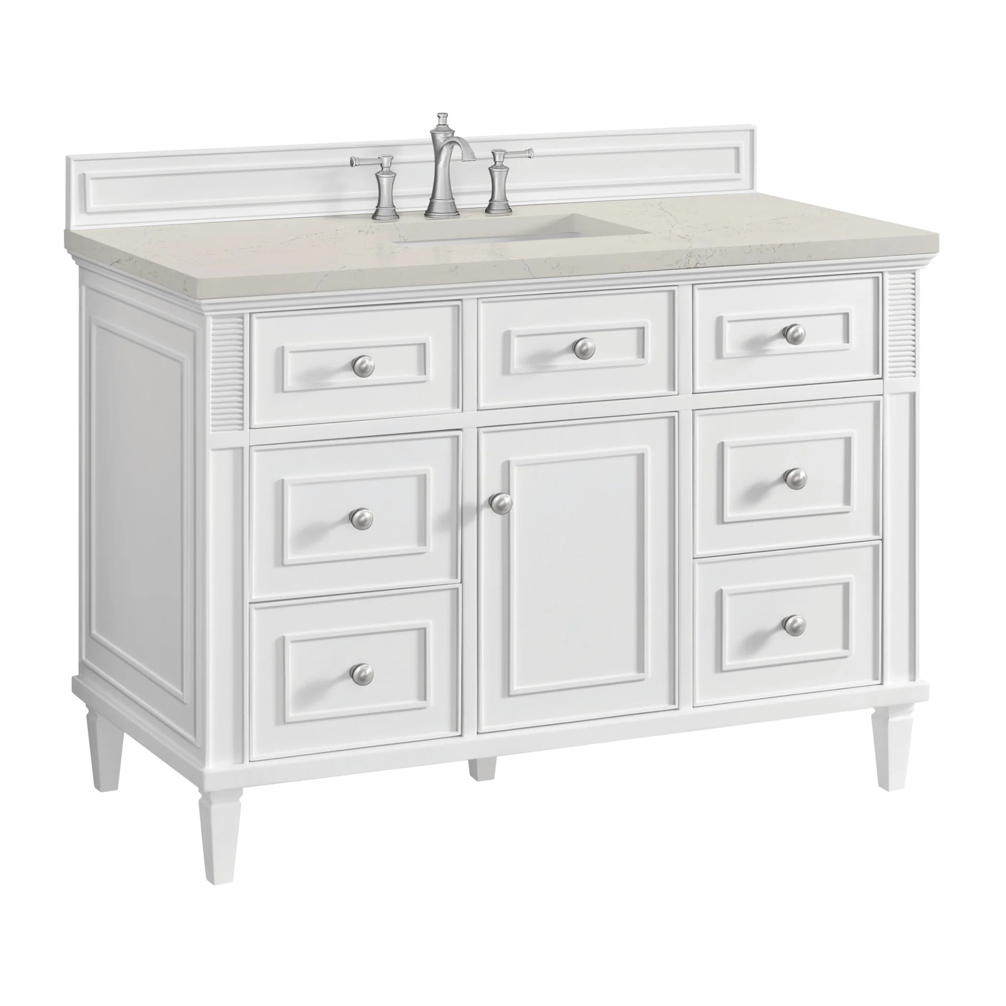 48-lorelai-single-vanity-in-bright-white-by-james-martin-vanities-siberian-silestone image 5