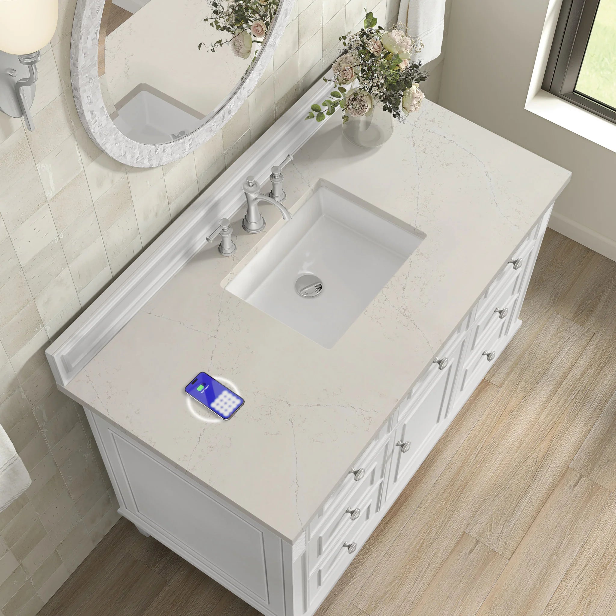48-lorelai-single-vanity-in-bright-white-w-freepower-wireless-charger-by-james-martin-vanities-siberian-silestone image 14