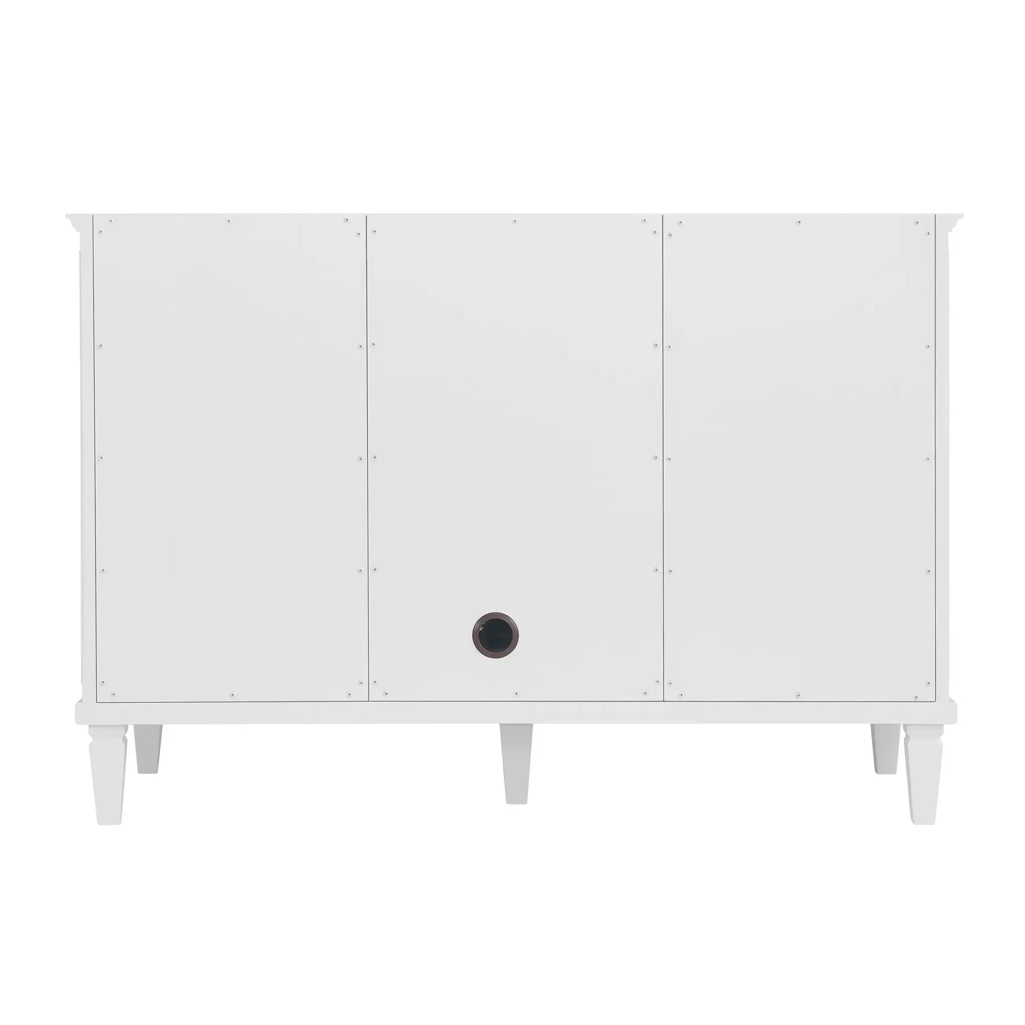 48" Lorelai Single Vanity in Bright White-White Zeus Silestone-8" Widespread image 11