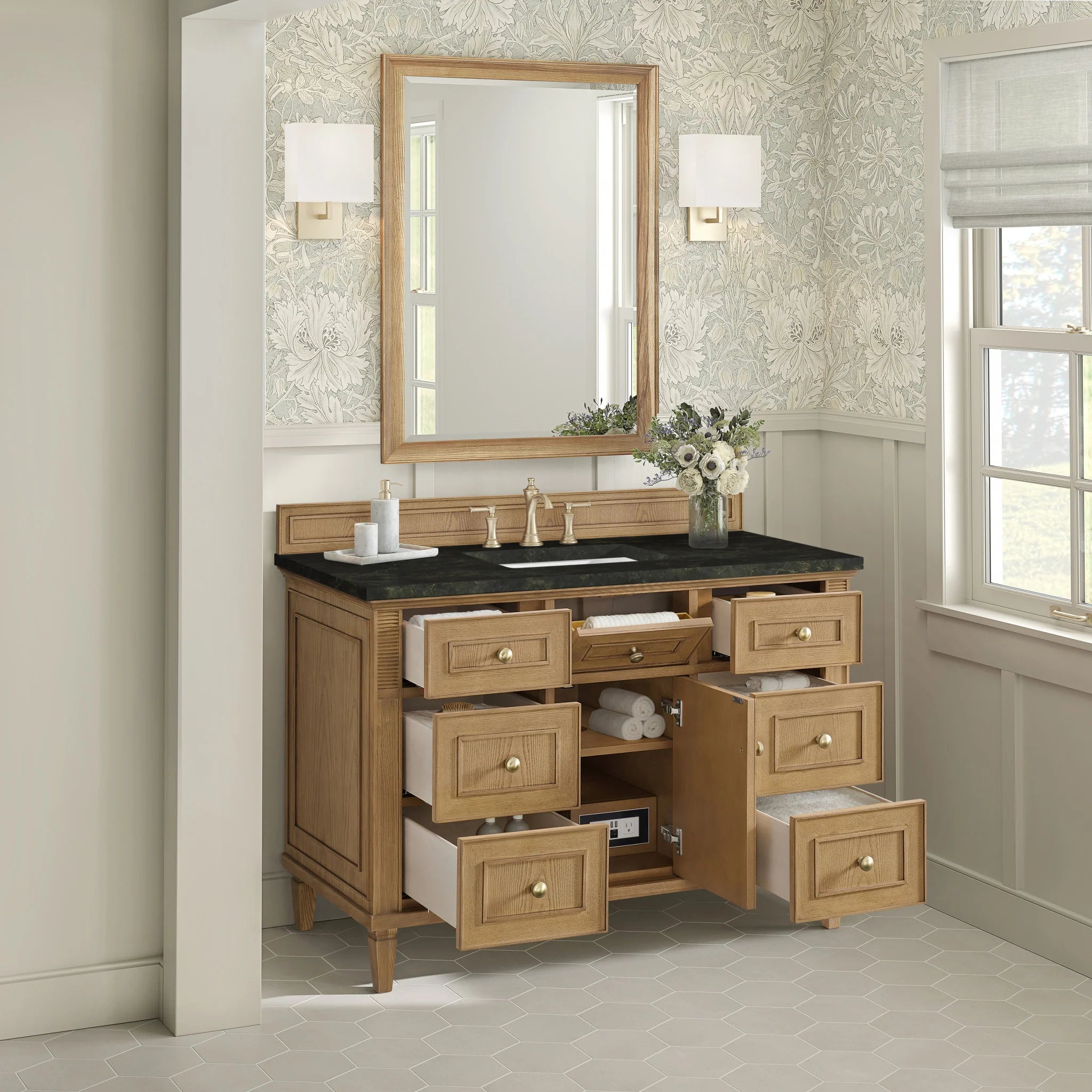 48-lorelai-single-vanity-in-light-natural-oak-by-james-martin-vanities-phantome-eclos-zero-silica image 11