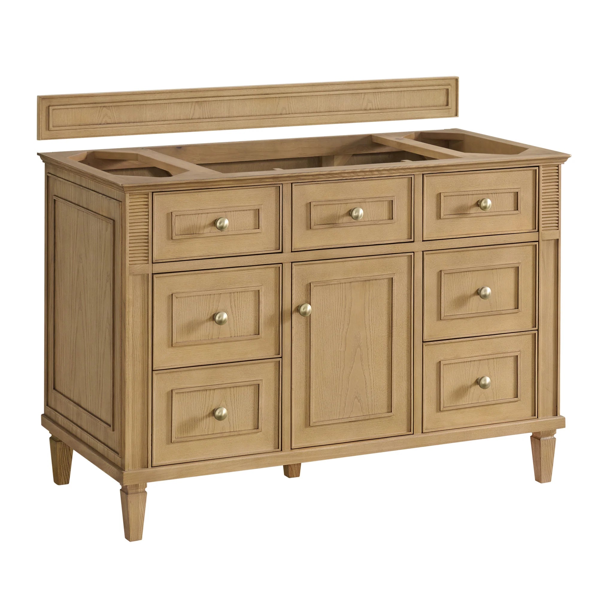 48-lorelai-single-vanity-in-light-natural-oak-by-james-martin-vanities-phantome-eclos-zero-silica image 2