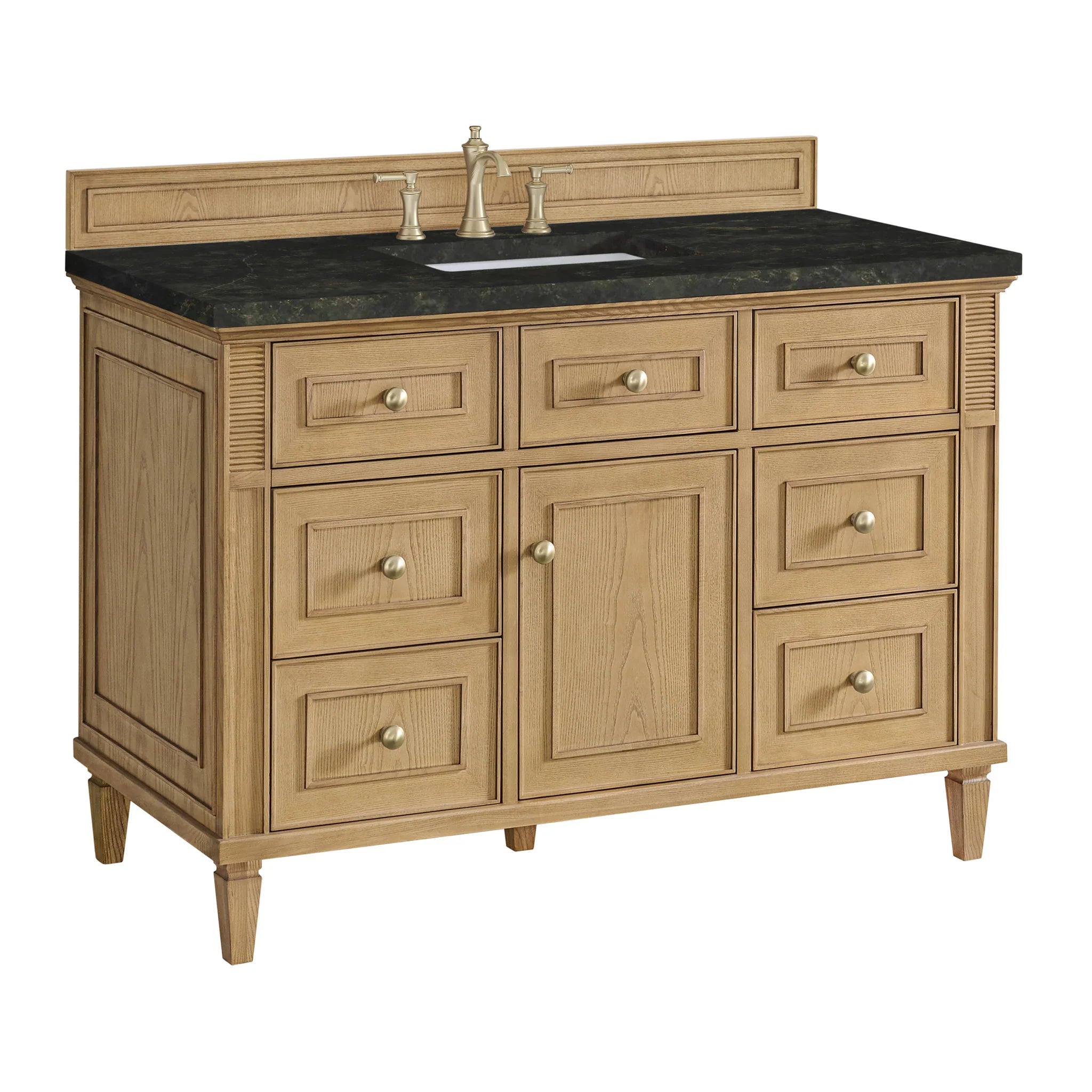 48-lorelai-single-vanity-in-light-natural-oak-by-james-martin-vanities-phantome-eclos-zero-silica image 4
