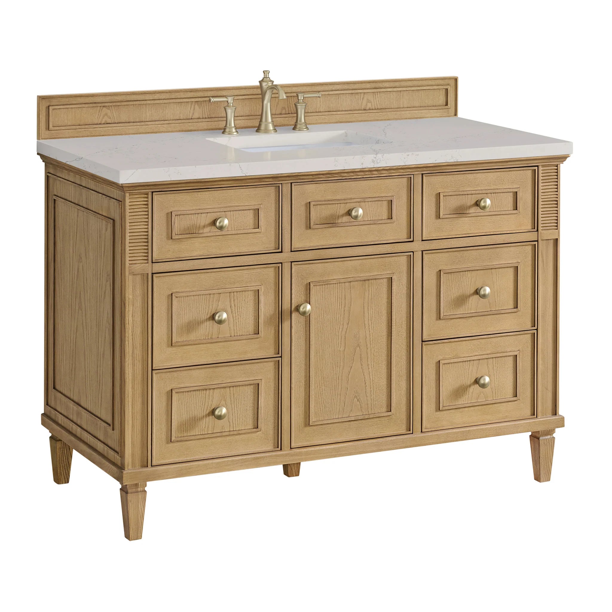 48-lorelai-single-vanity-in-light-natural-oak-by-james-martin-vanities-siberian-silestone image 4