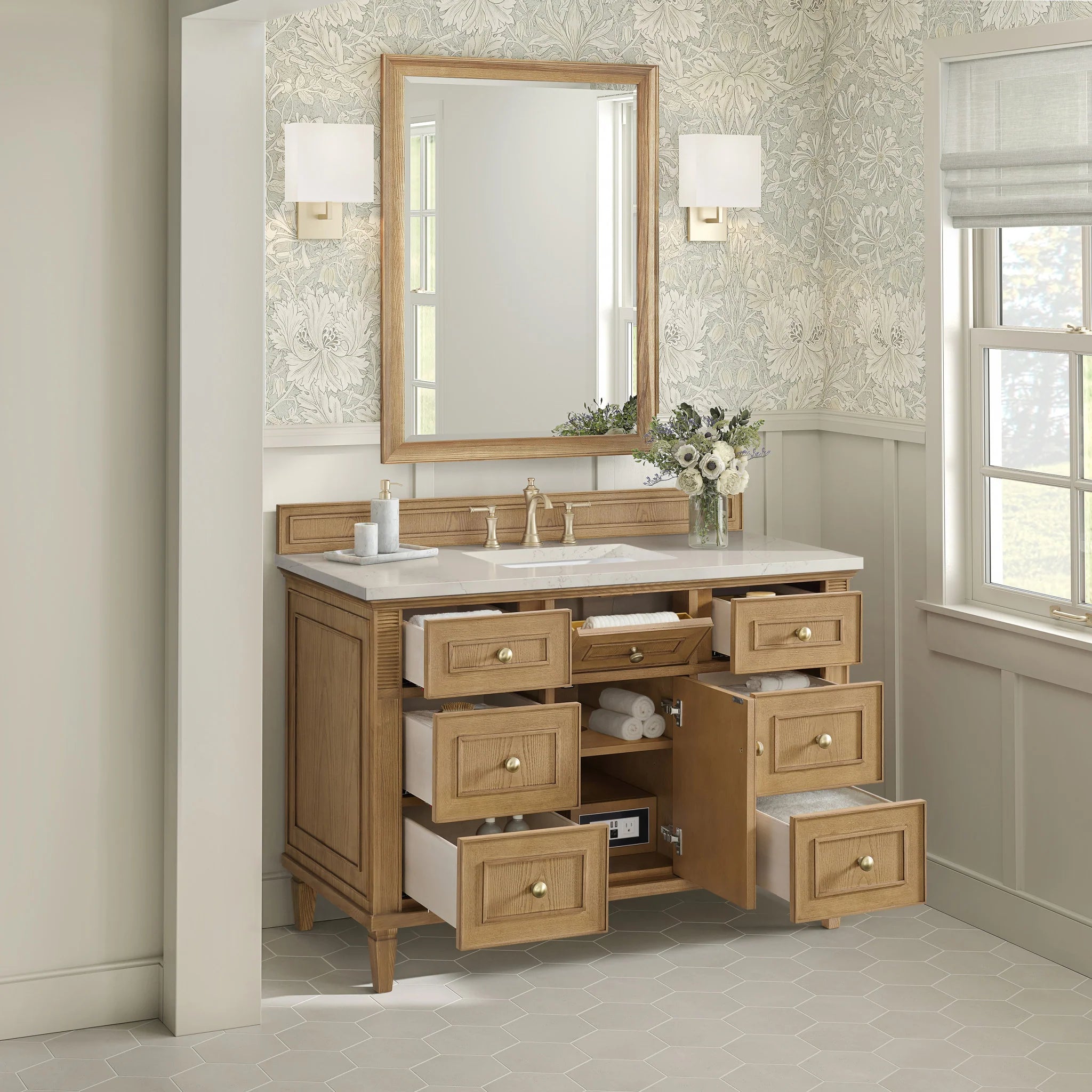 48-lorelai-single-vanity-in-light-natural-oak-w-freepower-wireless-charger-by-james-martin-vanities-siberian-silestone image 11