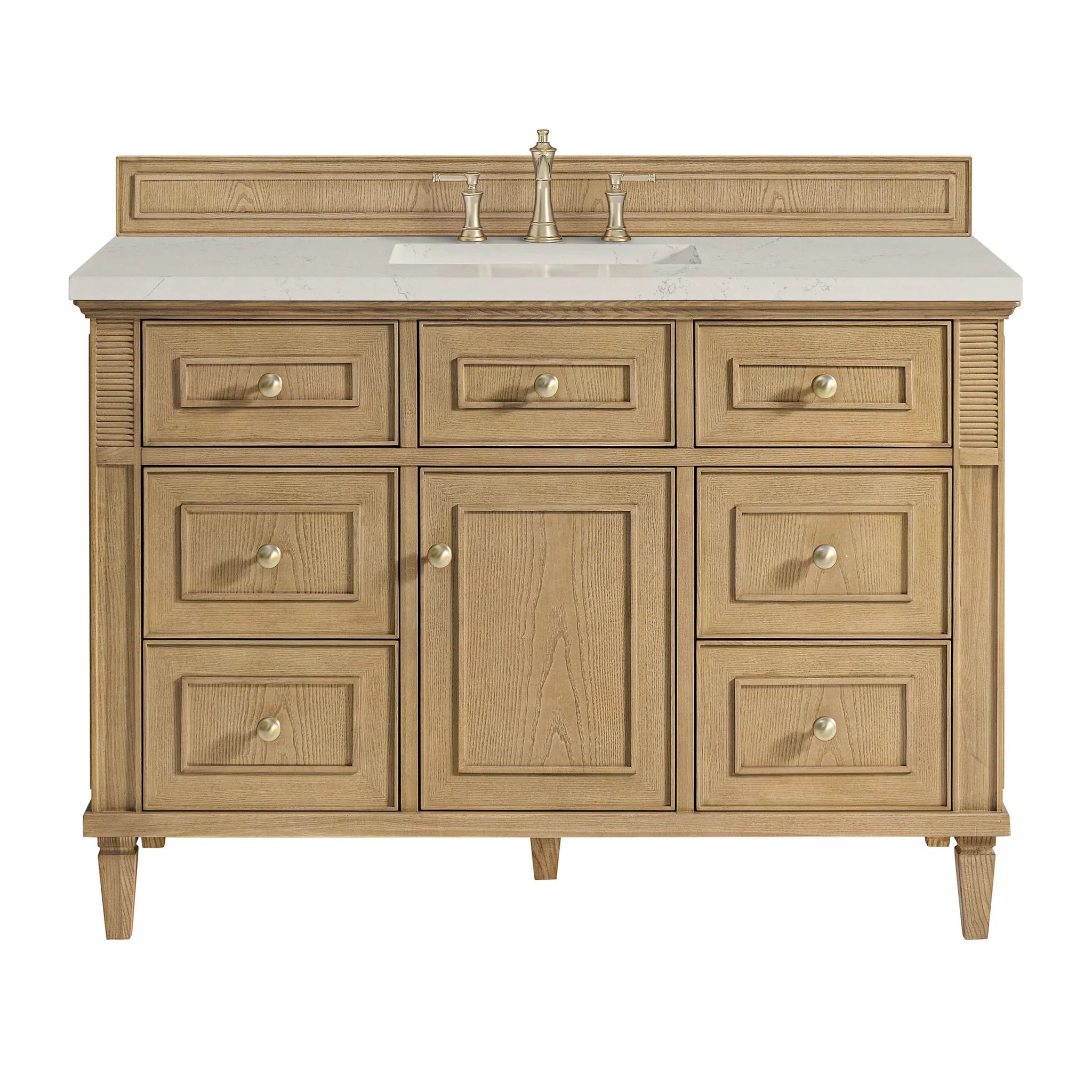 48" Lorelai Single Vanity in Light Natural Oak by James Martin Vanities