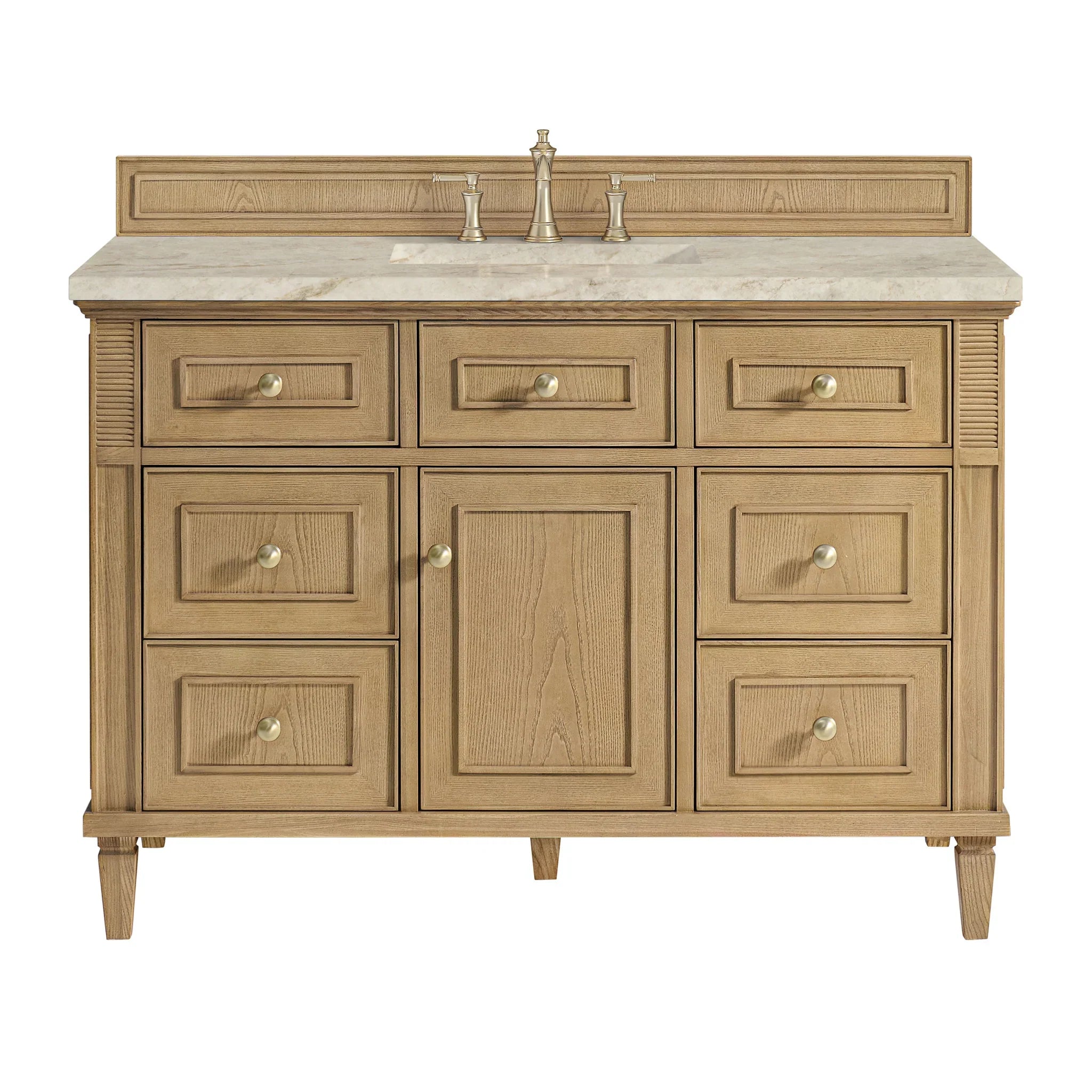 48" Lorelai Single Vanity in Light Natural Oak by James Martin Vanities
