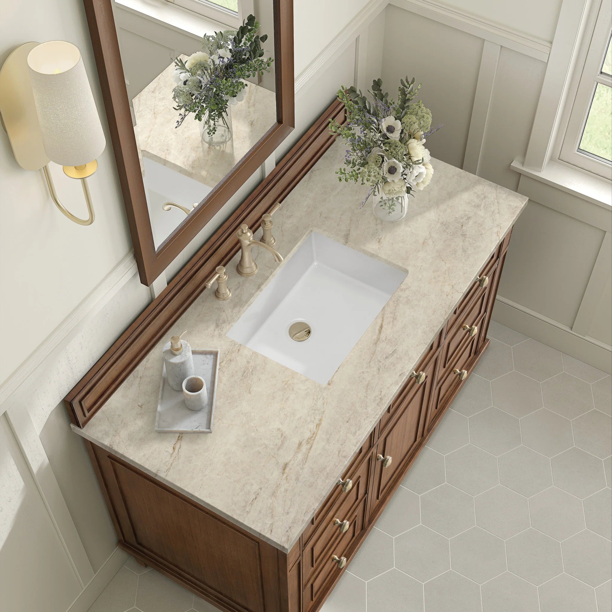 48-lorelai-single-vanity-in-mid-century-walnut-by-james-martin-vanities-tajnar-eclos-zero-silica image 14