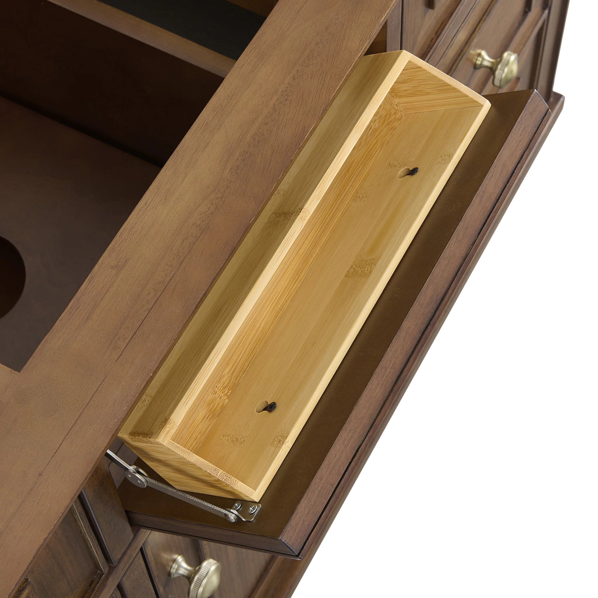 48-lorelai-single-vanity-in-mid-century-walnut-by-james-martin-vanities-tajnar-eclos-zero-silica image 9