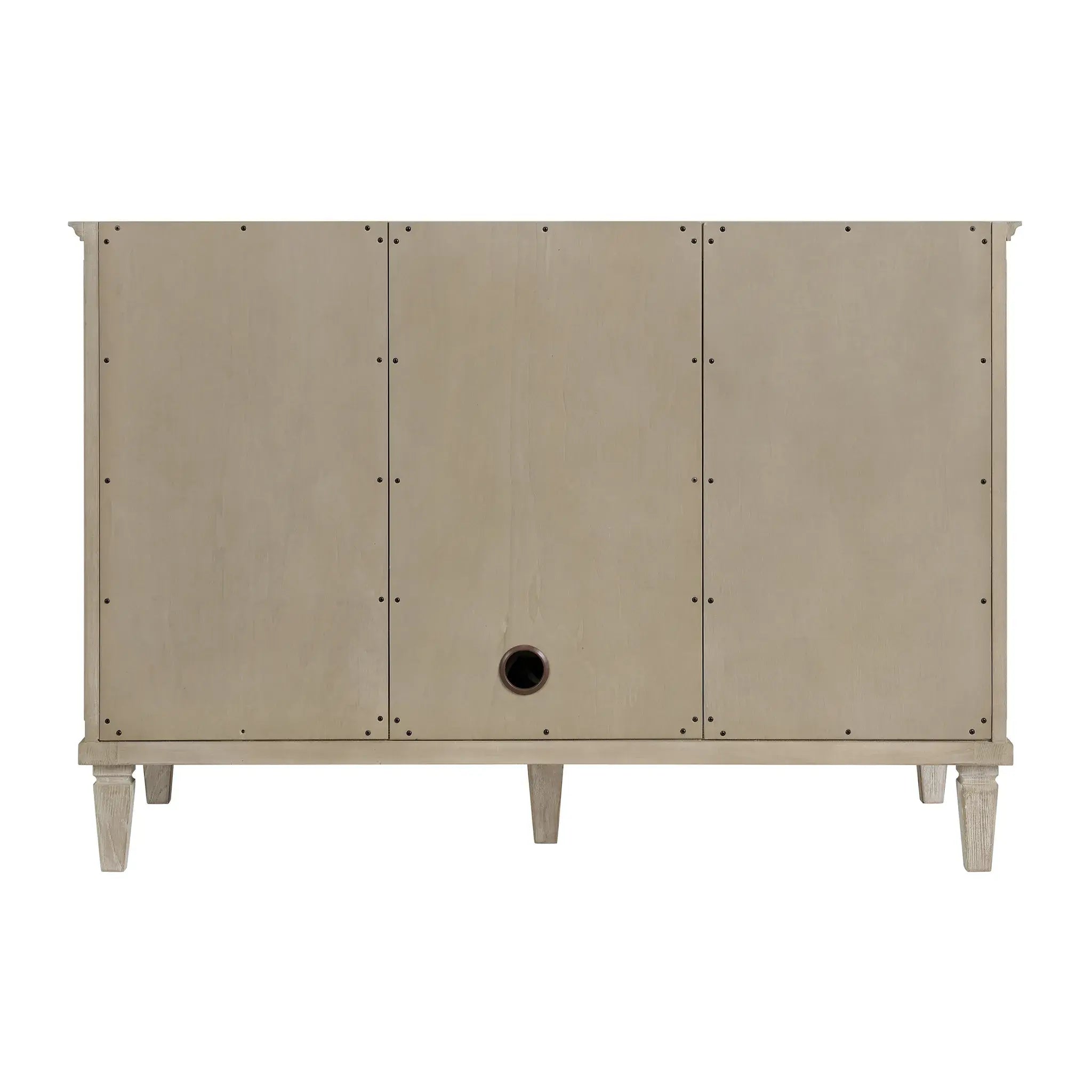 48" Lorelai Single Vanity in Whitewashed Oak-Carrara White Marble-8" Widespread image 8