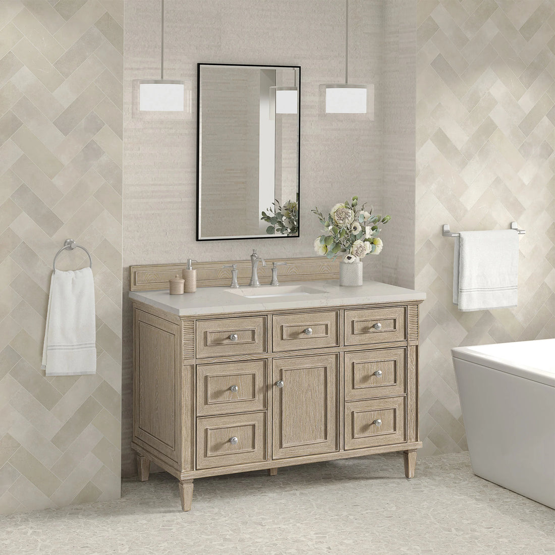 48-lorelai-single-vanity-in-whitewashed-oak-w-freepower-wireless-charger-by-james-martin-vanities-siberian-silestone image 10
