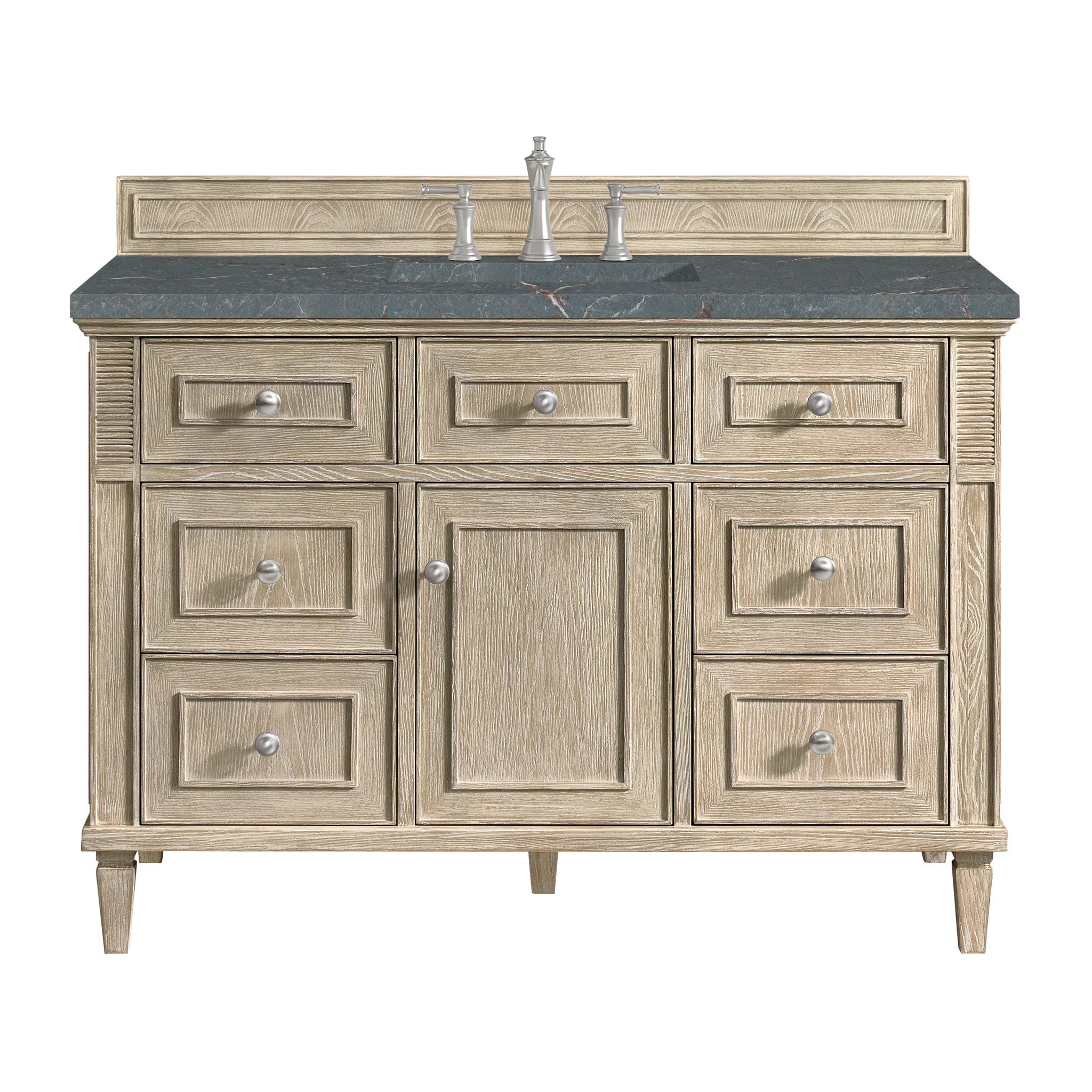 48" Lorelai Single Vanity in Whitewashed Oak by James Martin Vanities