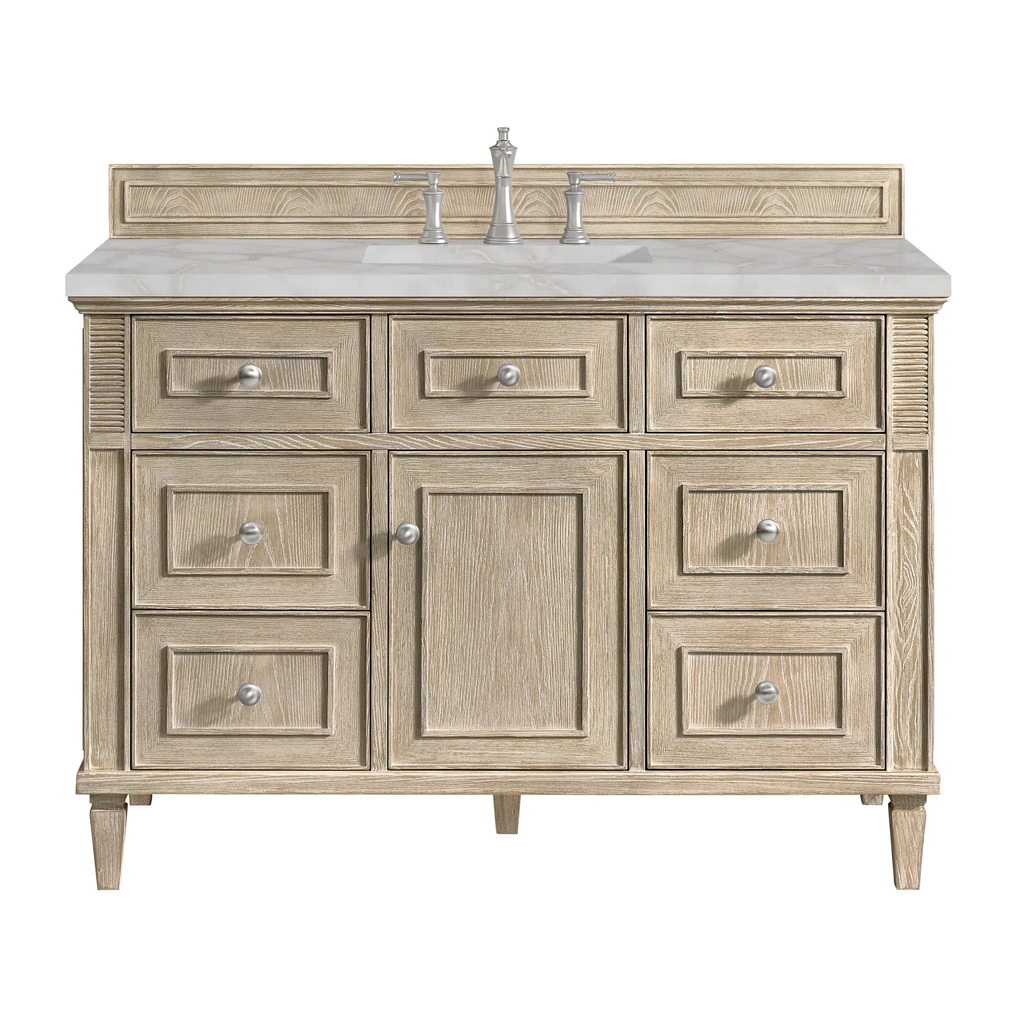 48" Lorelai Single Vanity in Whitewashed Oak by James Martin Vanities