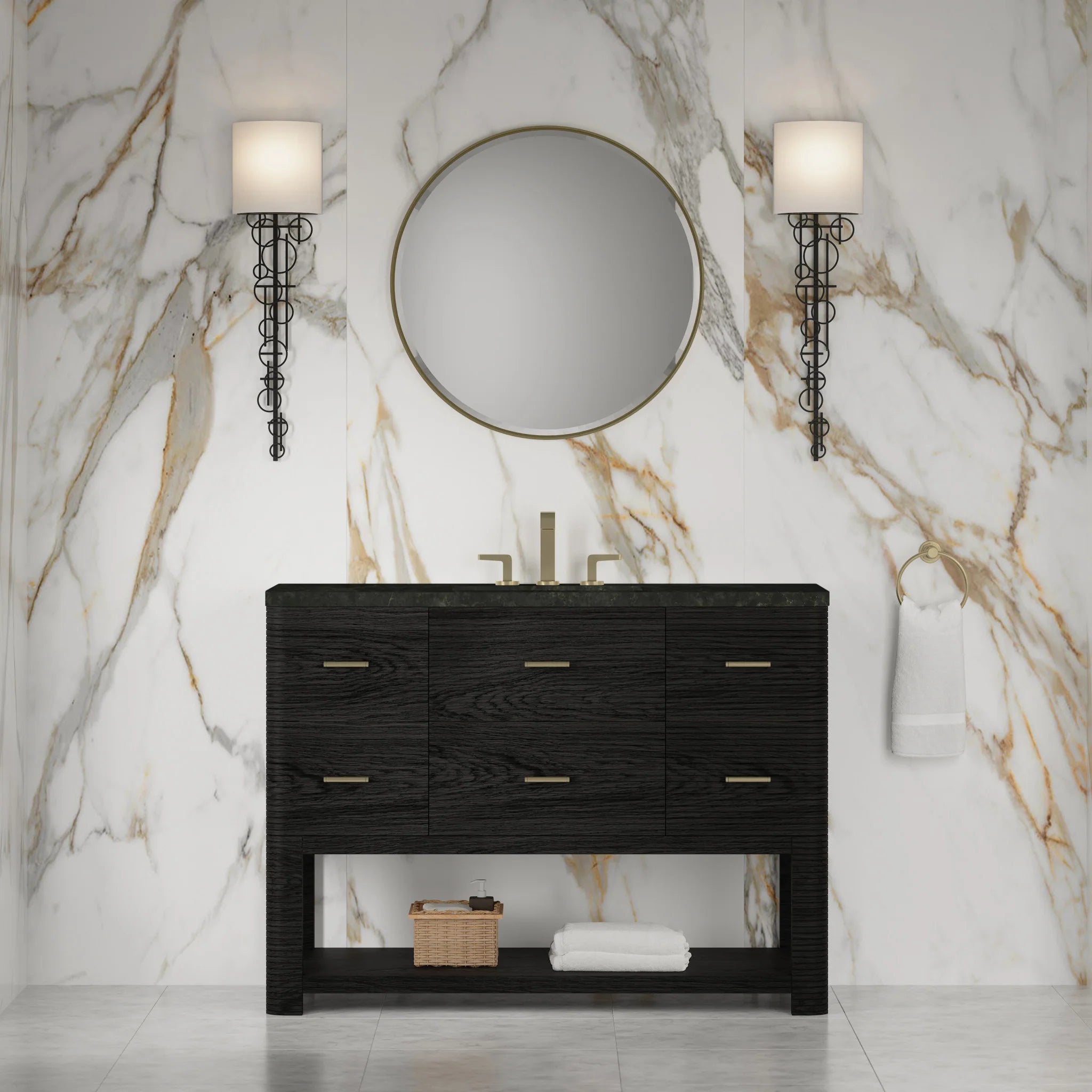 48-lucian-single-vanity-in-carbon-oak-by-james-martin-vanities-phantome-eclos-zero-silica image 2