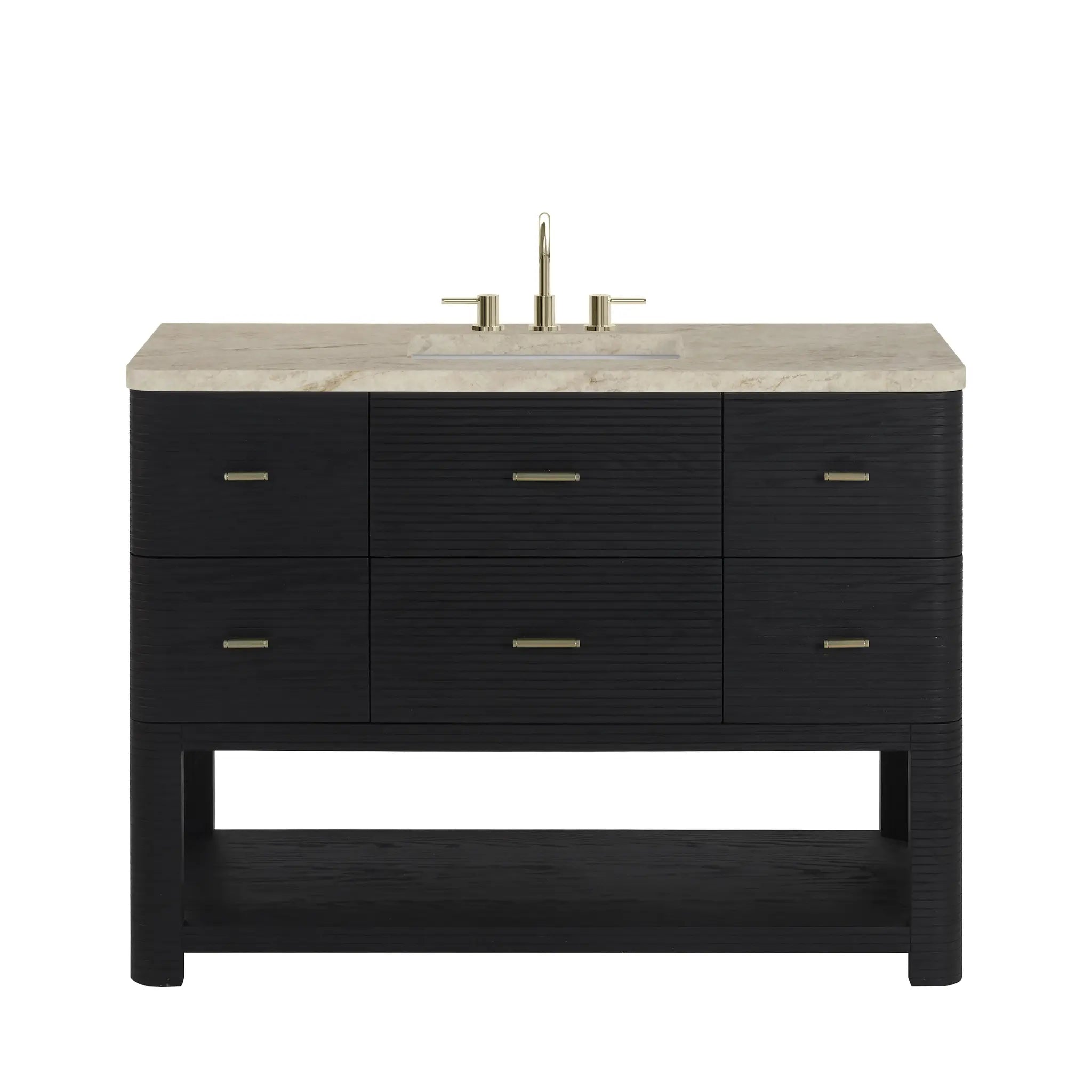 48 Lucian Single Vanity In Carbon Oak Standard Tajnar Eclos 8 Widespread 1