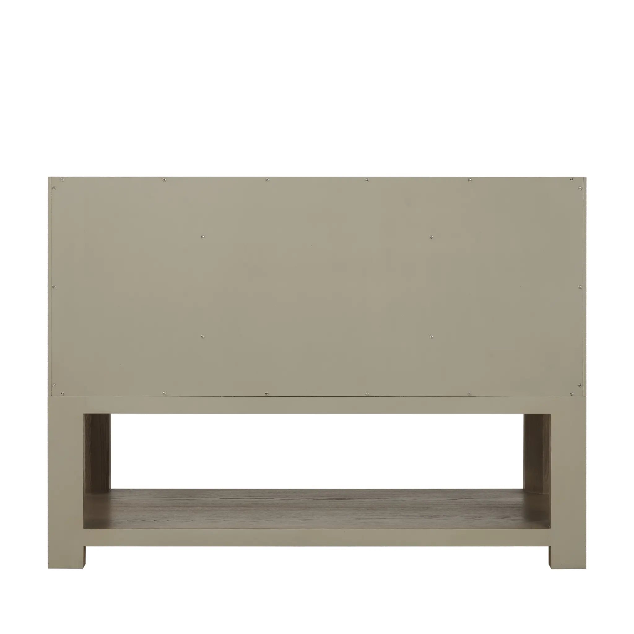 48 Lucian Single Vanity In Pebble Oak Standard Cabinet Only No Top 4