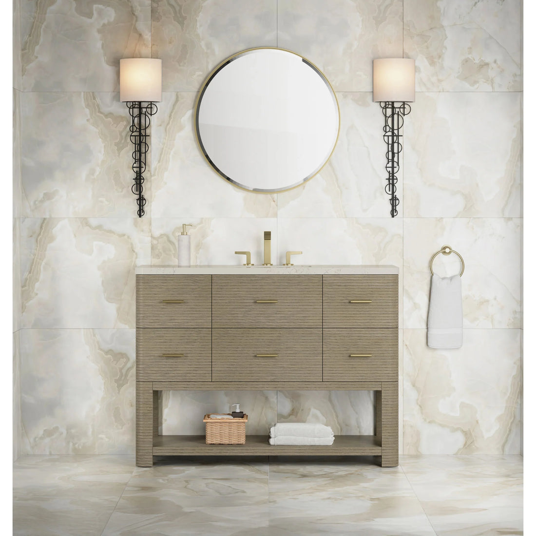 48-lucian-single-vanity-in-pebble-oak-w-3-cm-victorian-silver-silestone-top-w-freepower-wireless-charger-by-james-martin-vanities-d704-v48-pbo-fvsl-siberian-silestone image 4