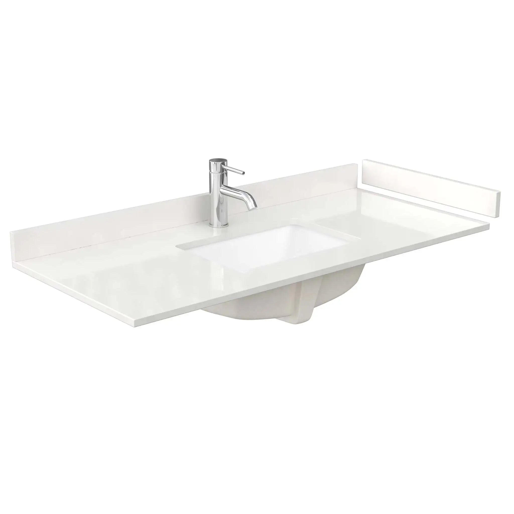 48" Miranda Single Bathroom Vanity in Dark Blue with Matte Black Trim by Wyndham