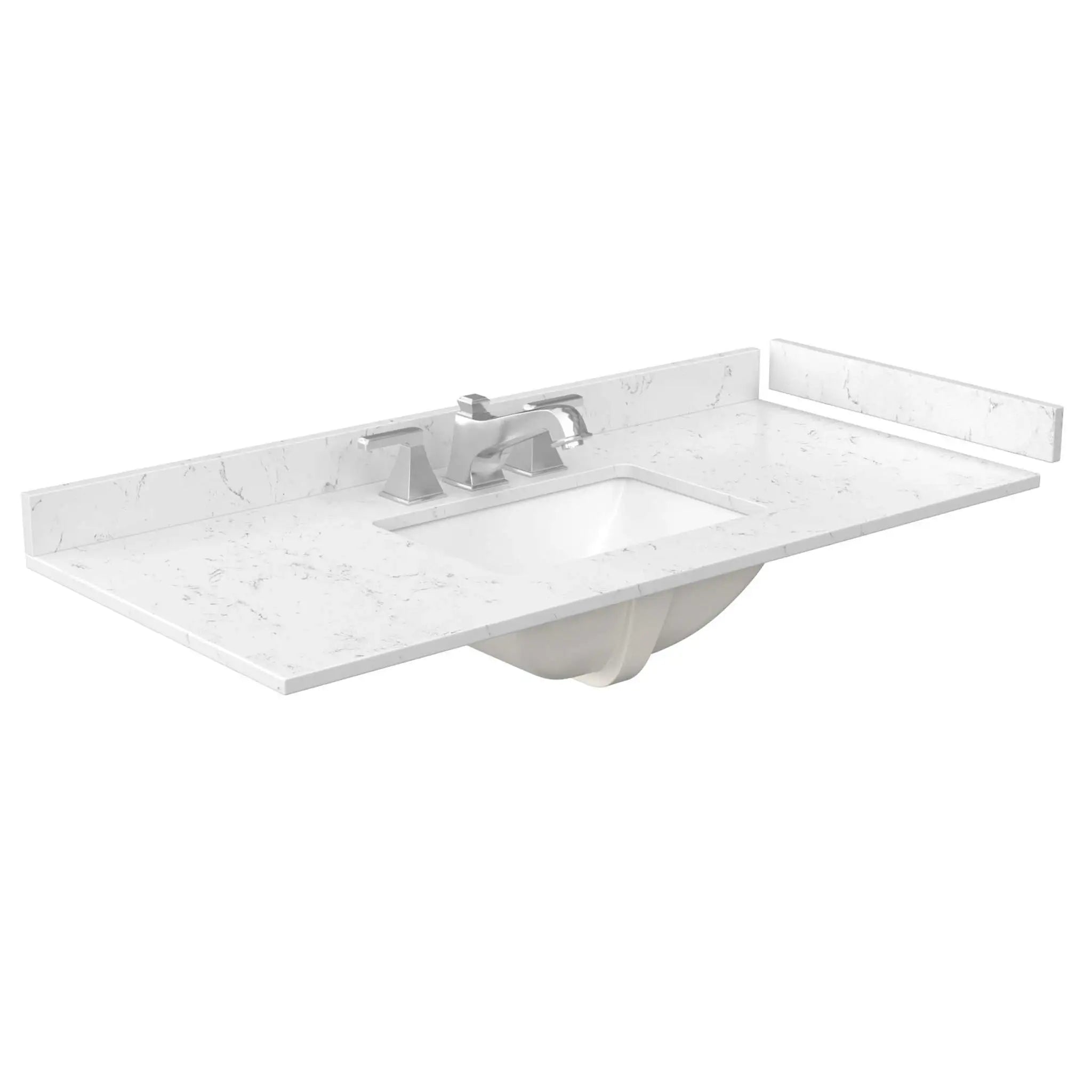 48" Miranda Single Bathroom Vanity in Dark Gray with Matte Black Trim by Wyndham