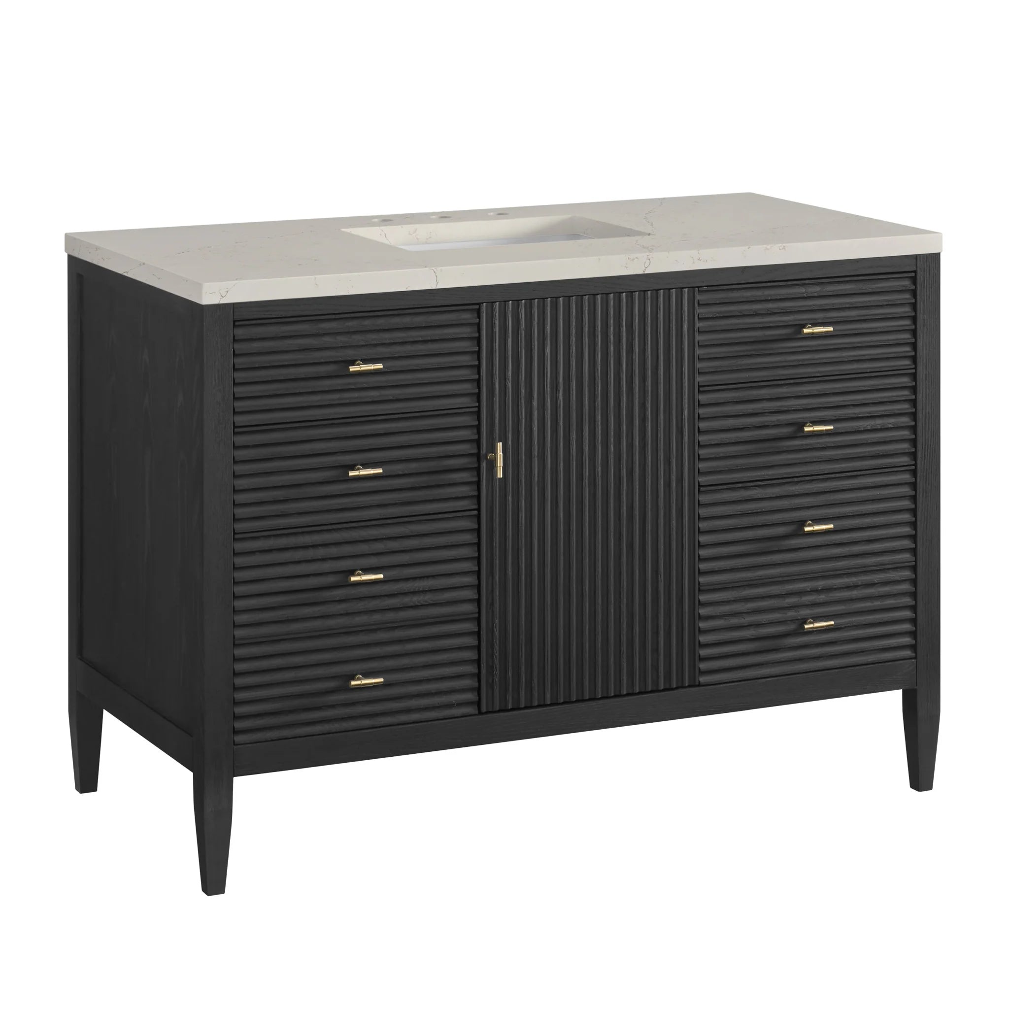 48-myrrin-single-vanity-in-carbon-oak-w-freepower-wireless-charger-by-james-martin-vanities-siberian-silestone image 4