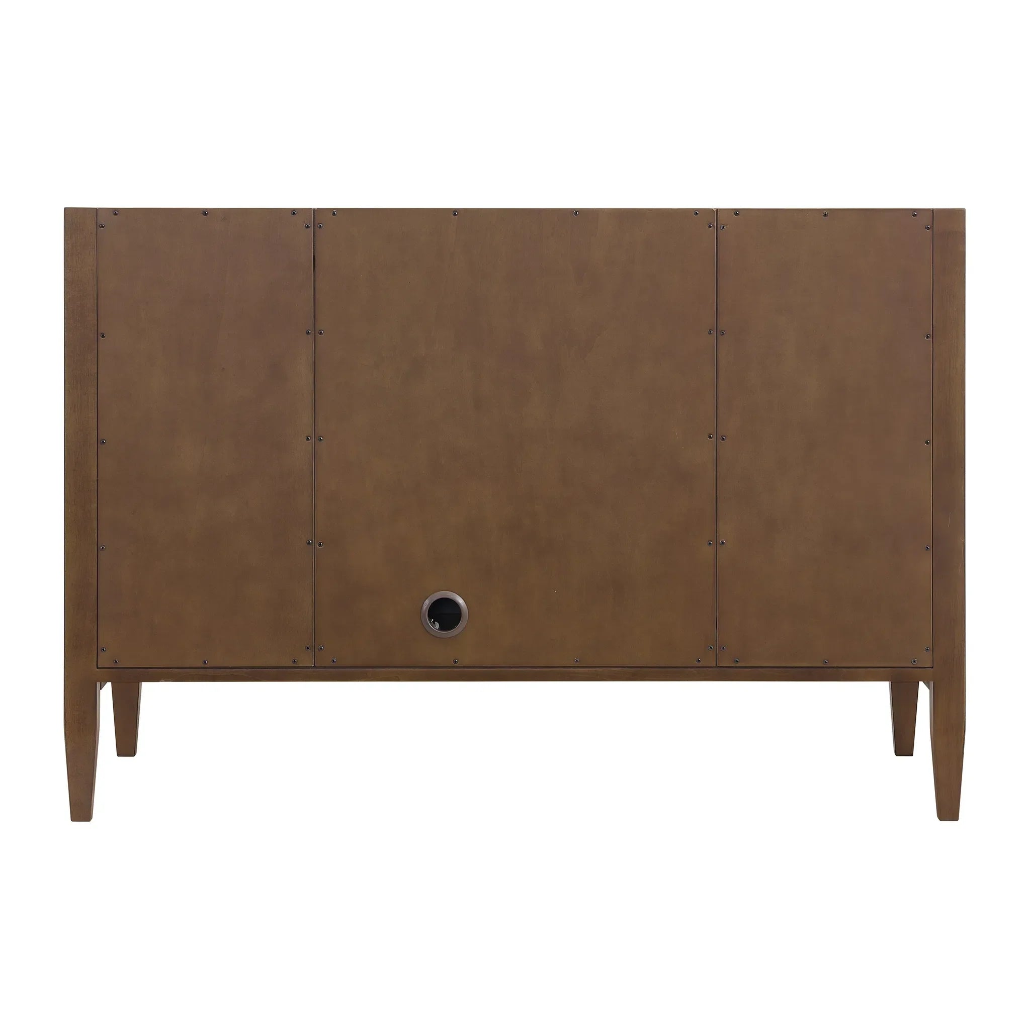 48" Myrrin Single Vanity in Mid Century Walnut w/FreePower Wireless Charger-Parisien Bleu Silestone-8" Widespread image 11