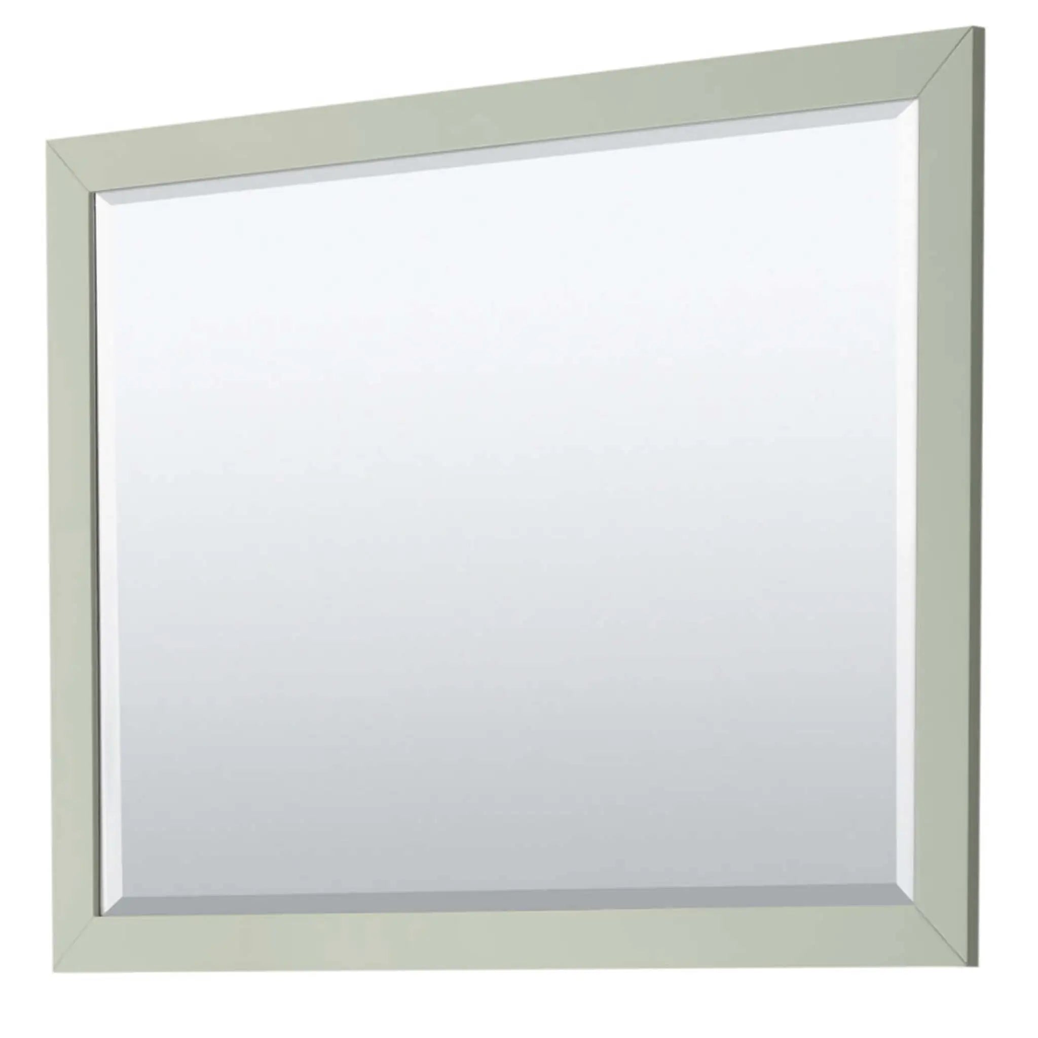 48" Strada Single Bathroom Vanity in Light Green with Satin Bronze Trim & 46" Mirror by Wyndham
