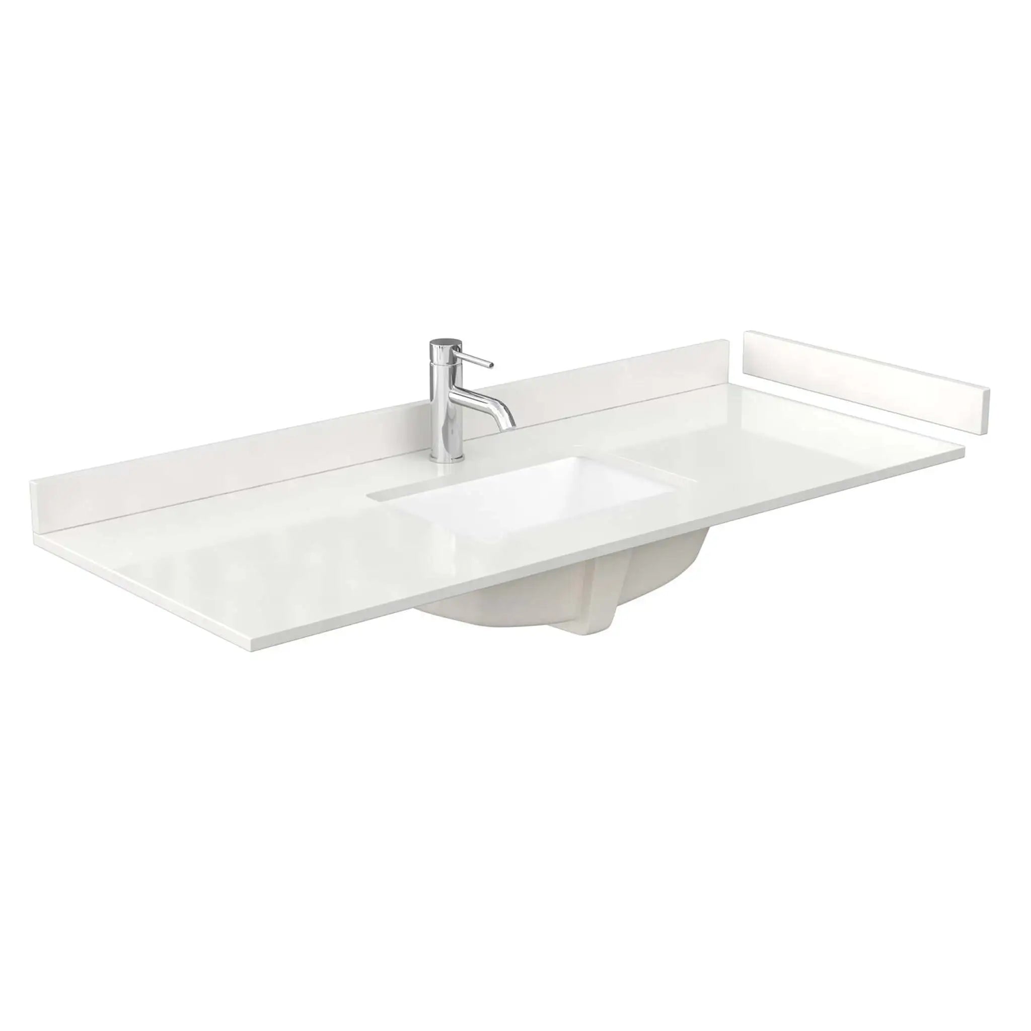 54" Miranda Single Bathroom Vanity in Dark Blue with Brushed Gold Trim & 46" Mirror by Wyndham