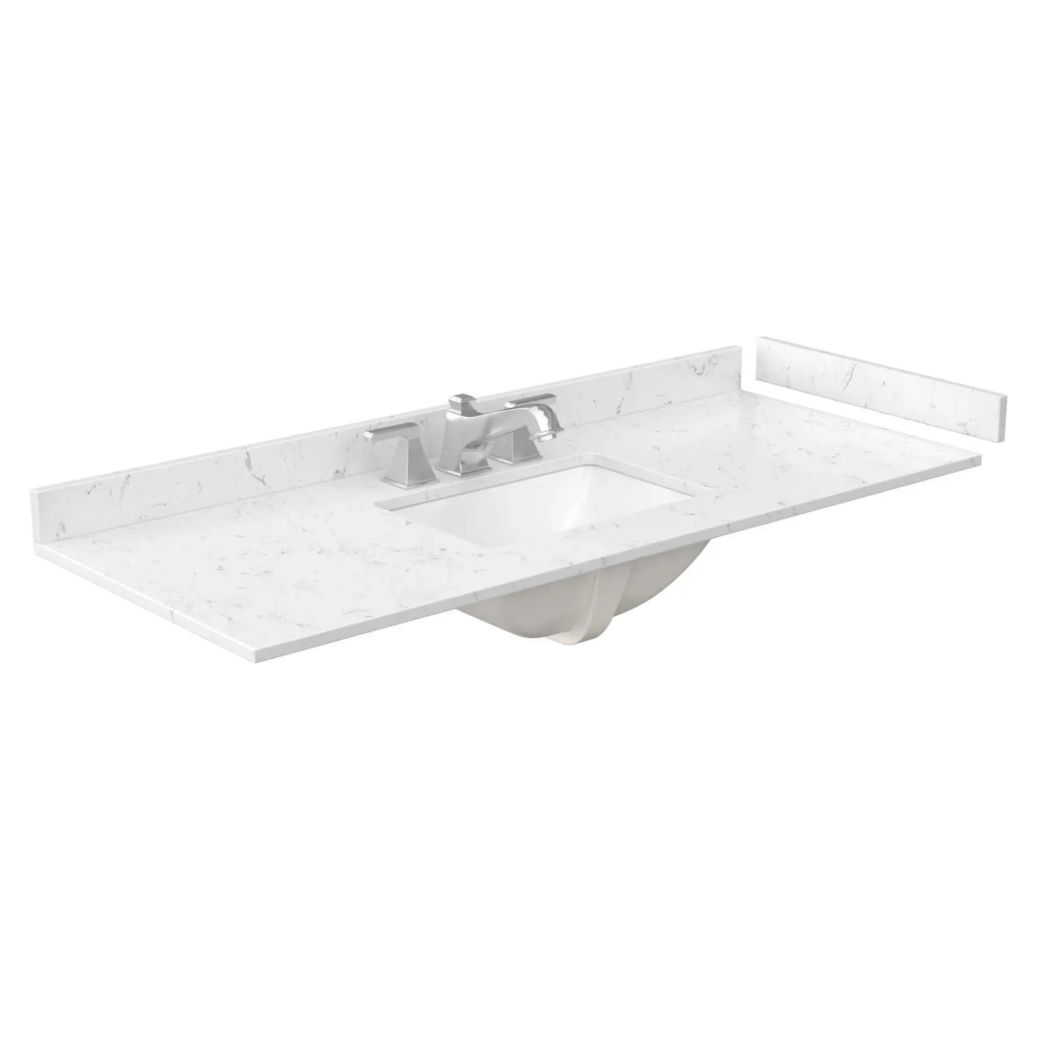 54" Miranda Single Bathroom Vanity in Dark Gray with Matte Black Trim by Wyndham